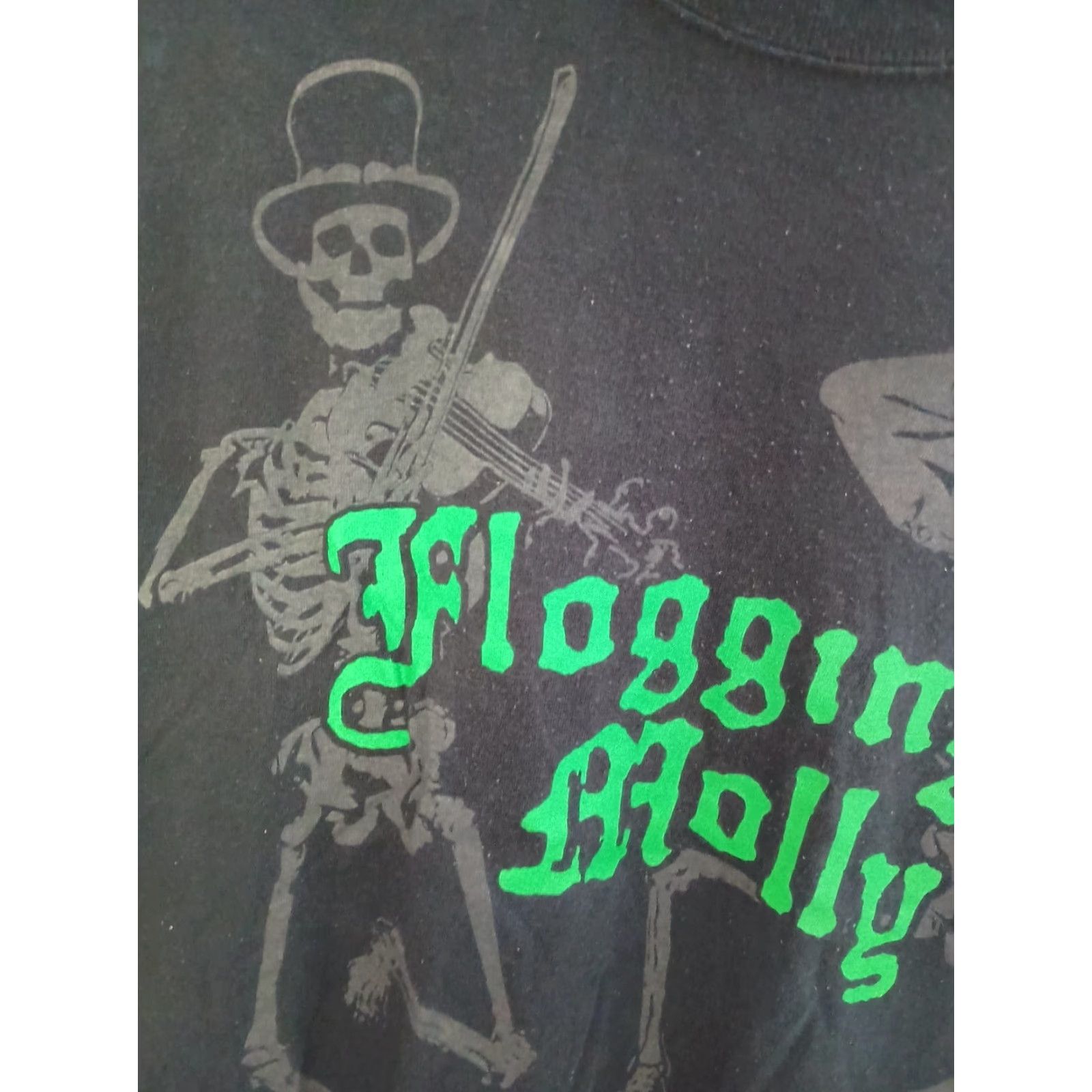 Vintage VINTAGE Flogging Molly T-shirt Celtic Punk Band Shirt Halloween Men L Black Molly Logo Portrait Size US L / EU 52-54 / 3 - 3 Thumbnail