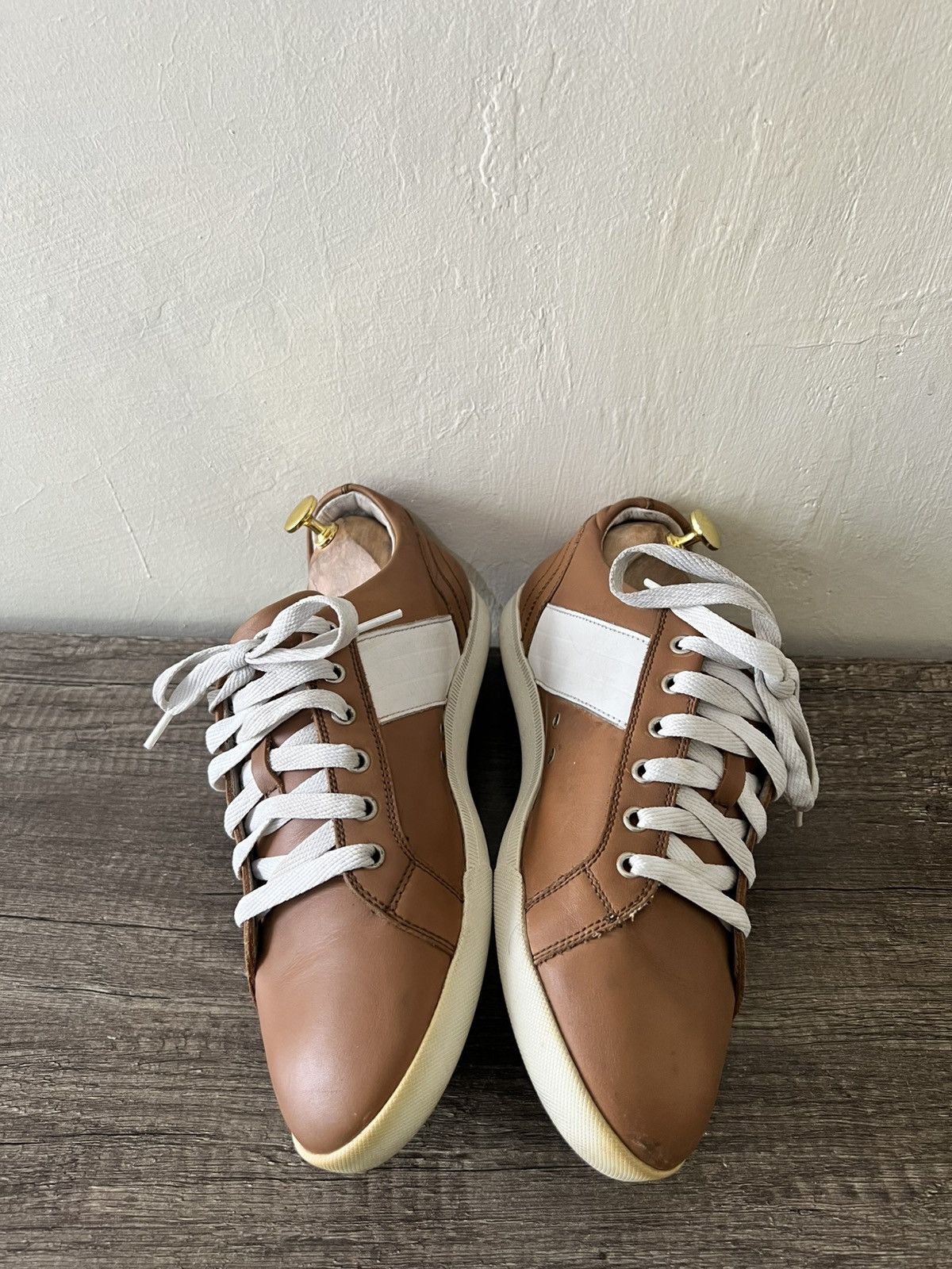 Dior DIOR B01 INSPIRED LOW-TOPS IN TAN/WHITE 🤎 Size US 8 / EU 41 - 5 Thumbnail