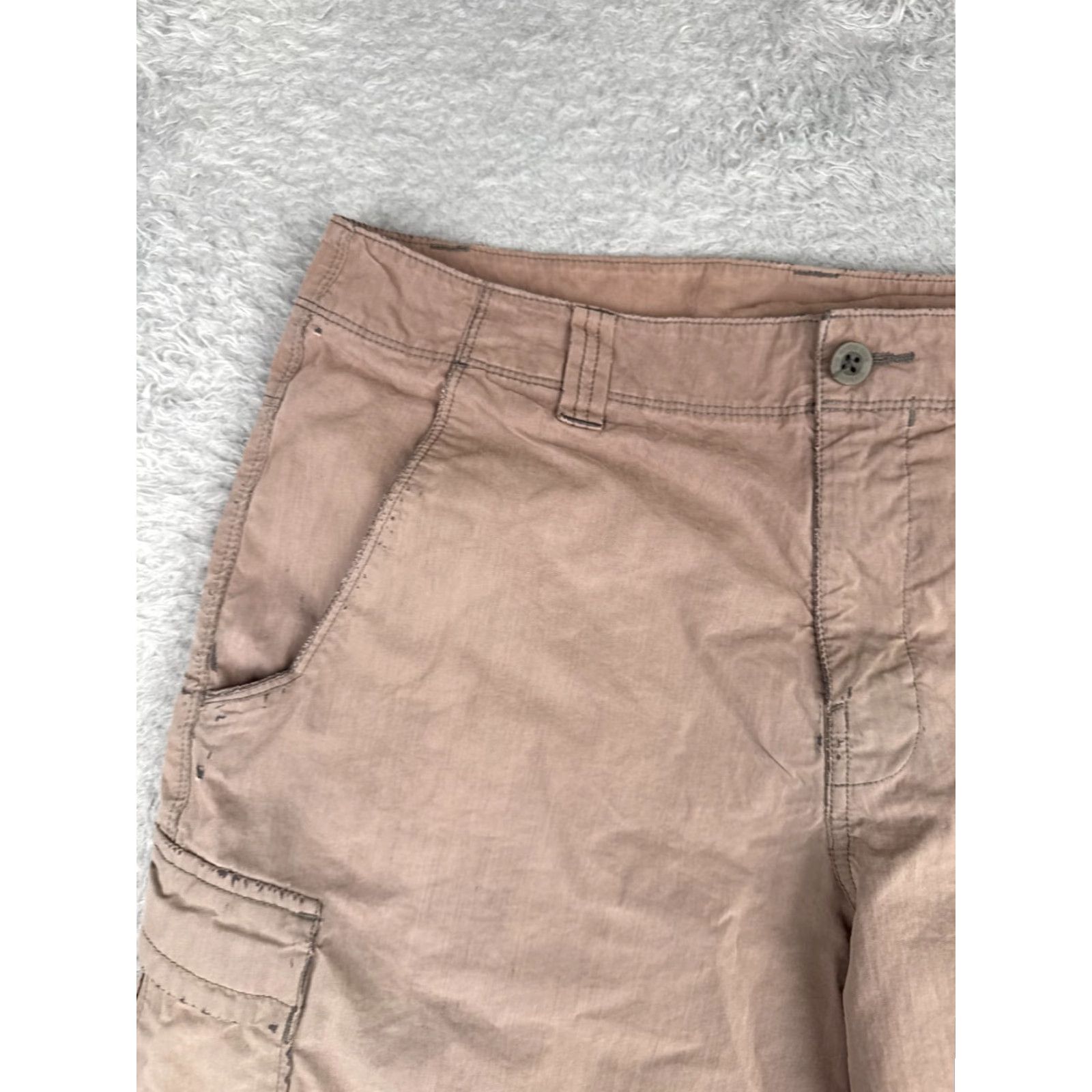 The North Face The North Face Brown Cargo Shorts 32 Regular Cotton Lightweight Quick Dry Mens Size US 32 / EU 48 - 4 Thumbnail