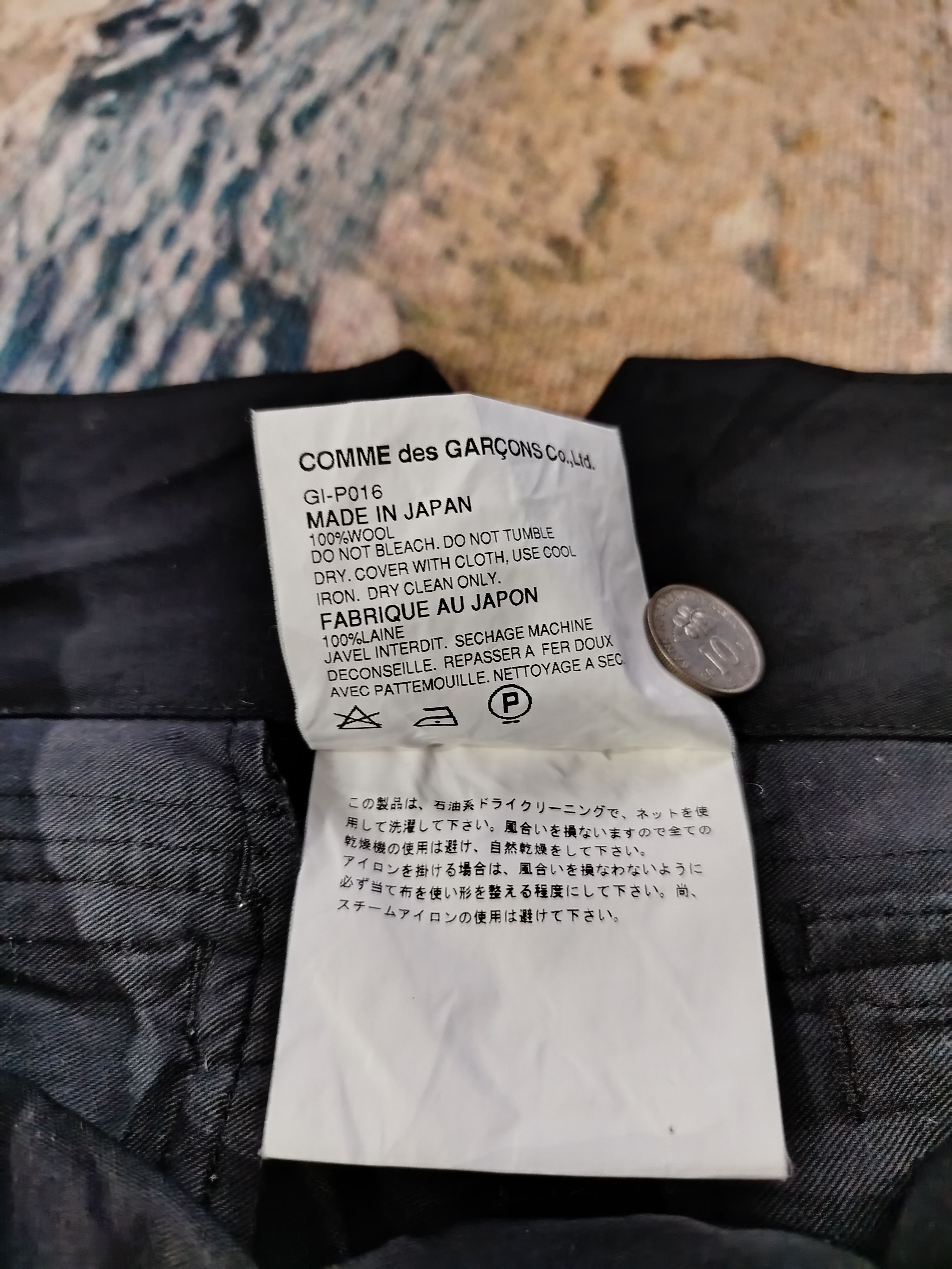 Comme des Garcons Vintage CDG AD2002 Cropped Pant Size US 30 / EU 46 - 5 Thumbnail