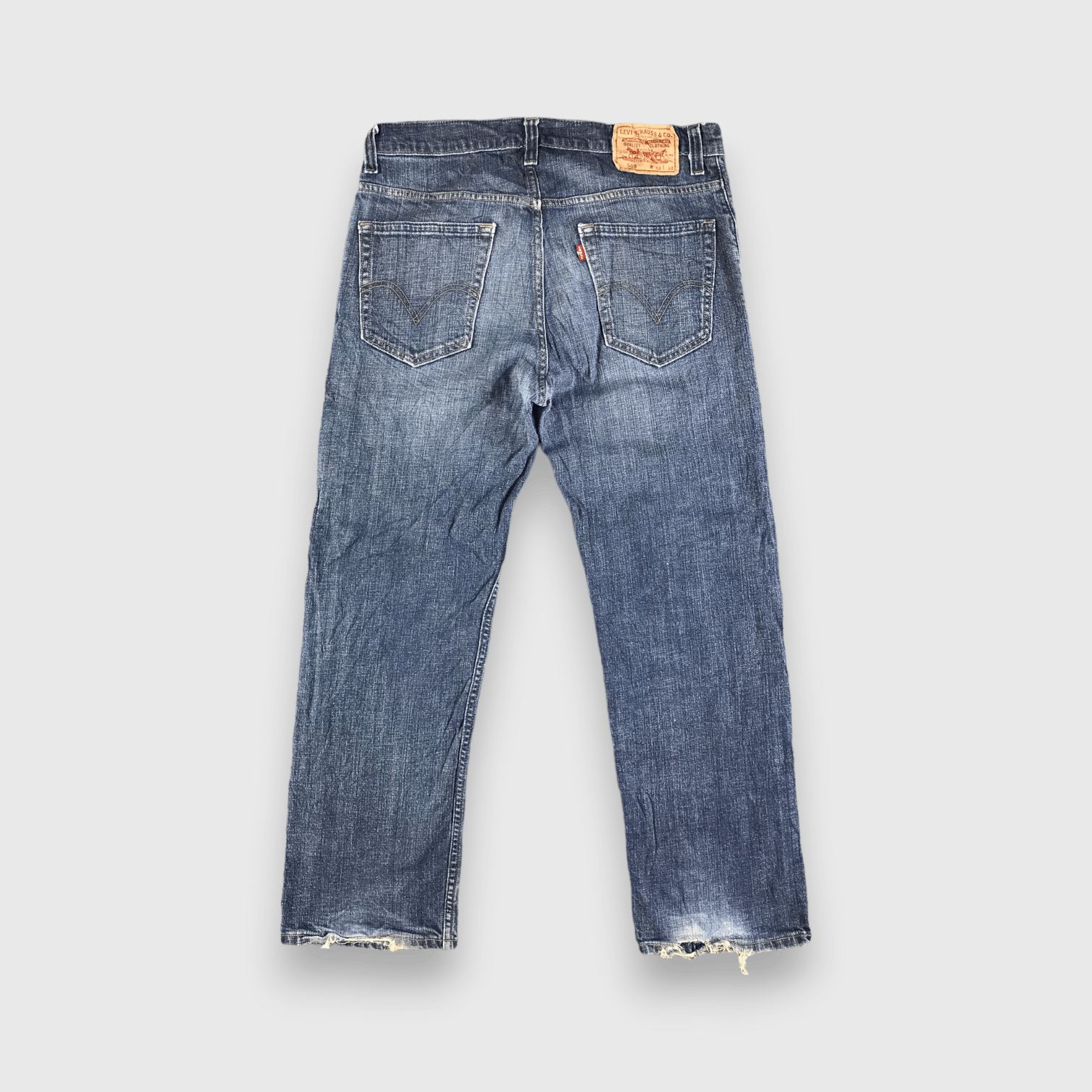 Levi's Vintage Blue Wash Levis 559 Jeans-J3238 Size US 35 - 2 Thumbnail
