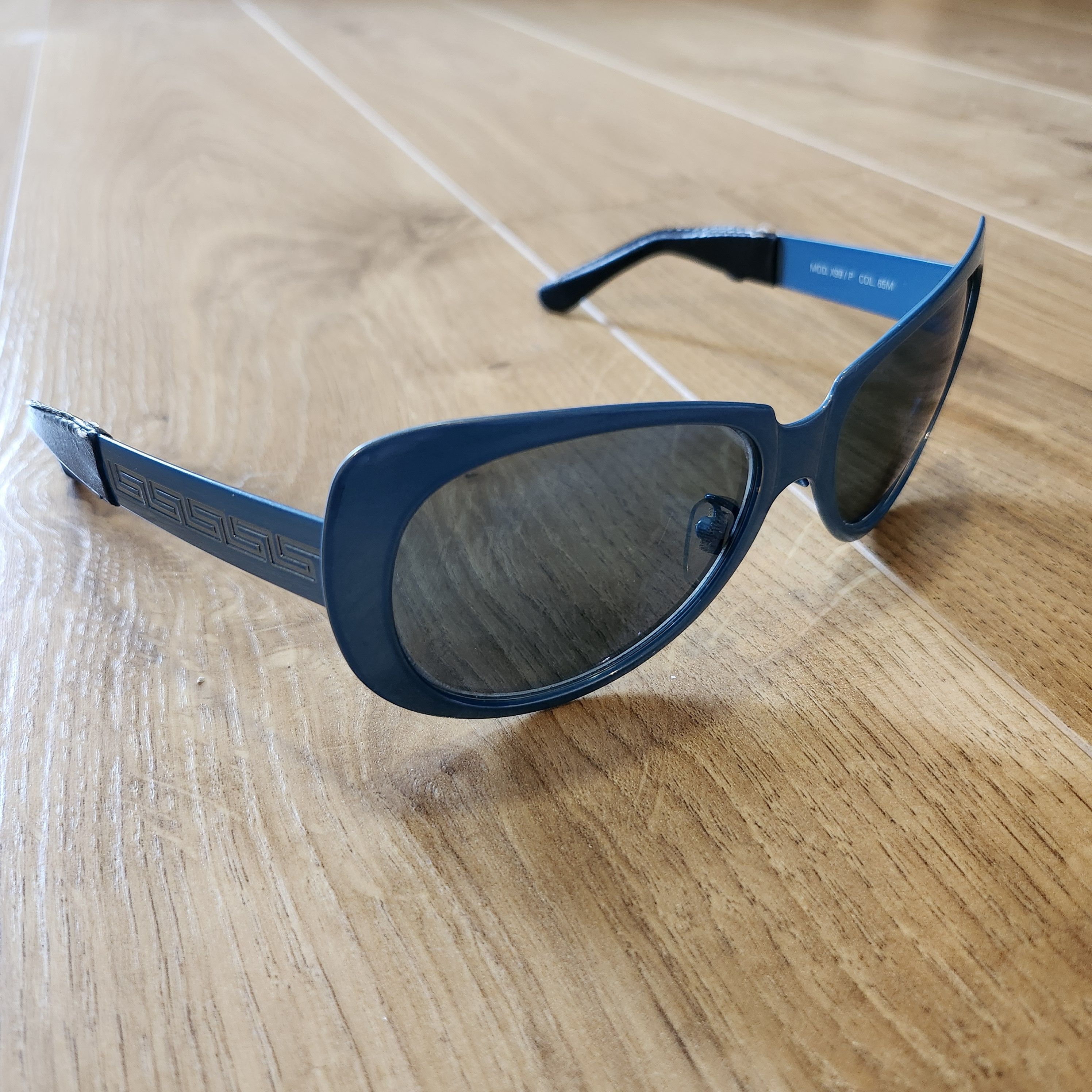Other Versace MOD 99X\P Blue leather sunglasses Size ONE SIZE - 1 Thumbnail