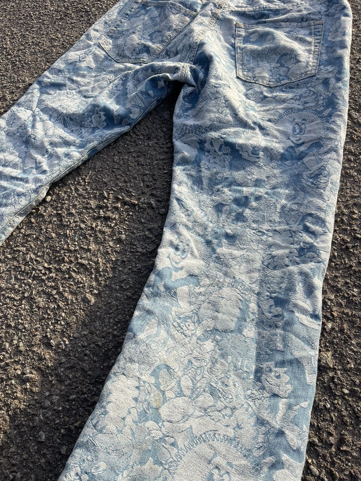 Aries Aries Acid Cartoon print denim jeans blue Size US 32 / EU 48 - 20 Thumbnail