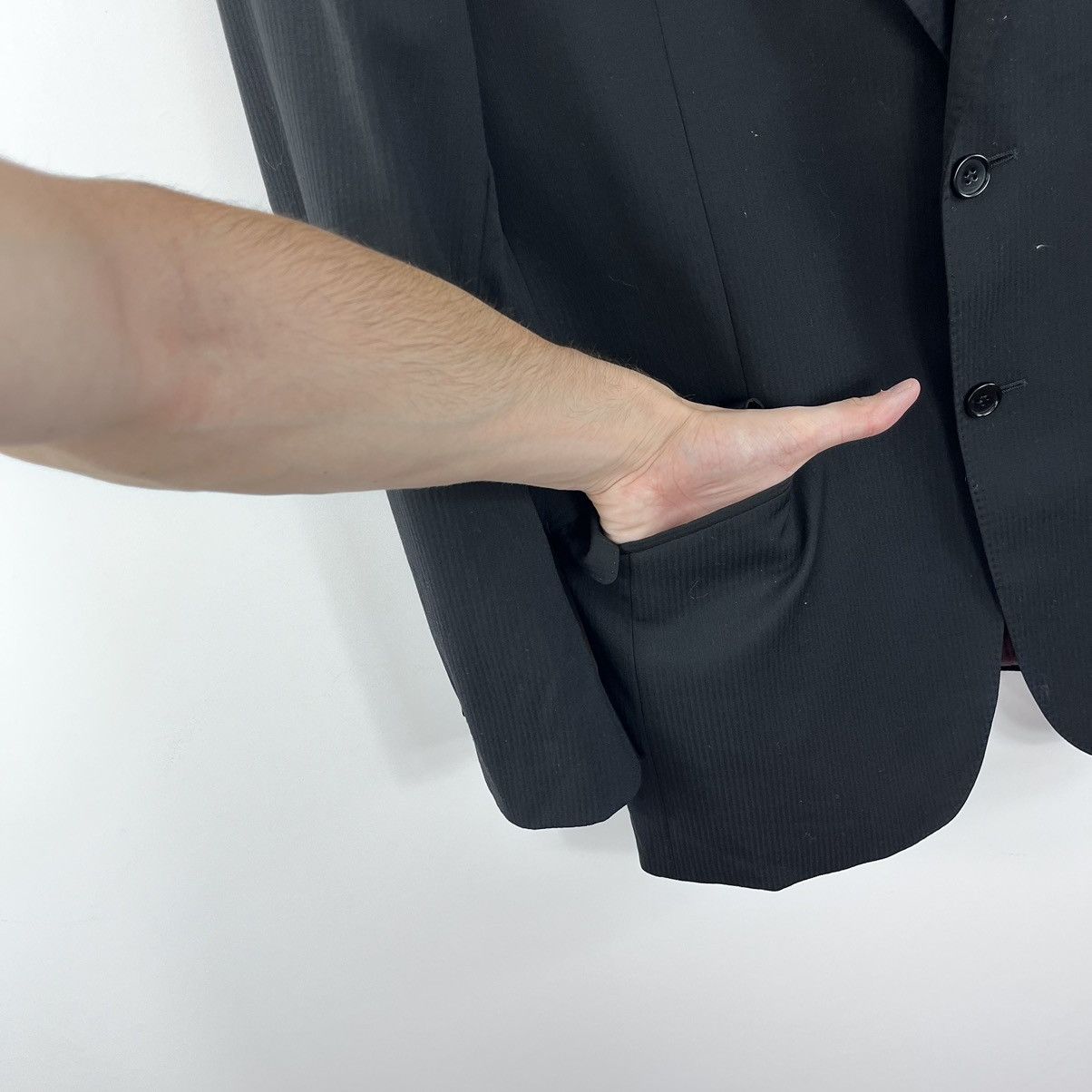 Balmain Balmain Homme Blazer Jacket Double-Breasted Black Size M Size 40R - 3 Thumbnail