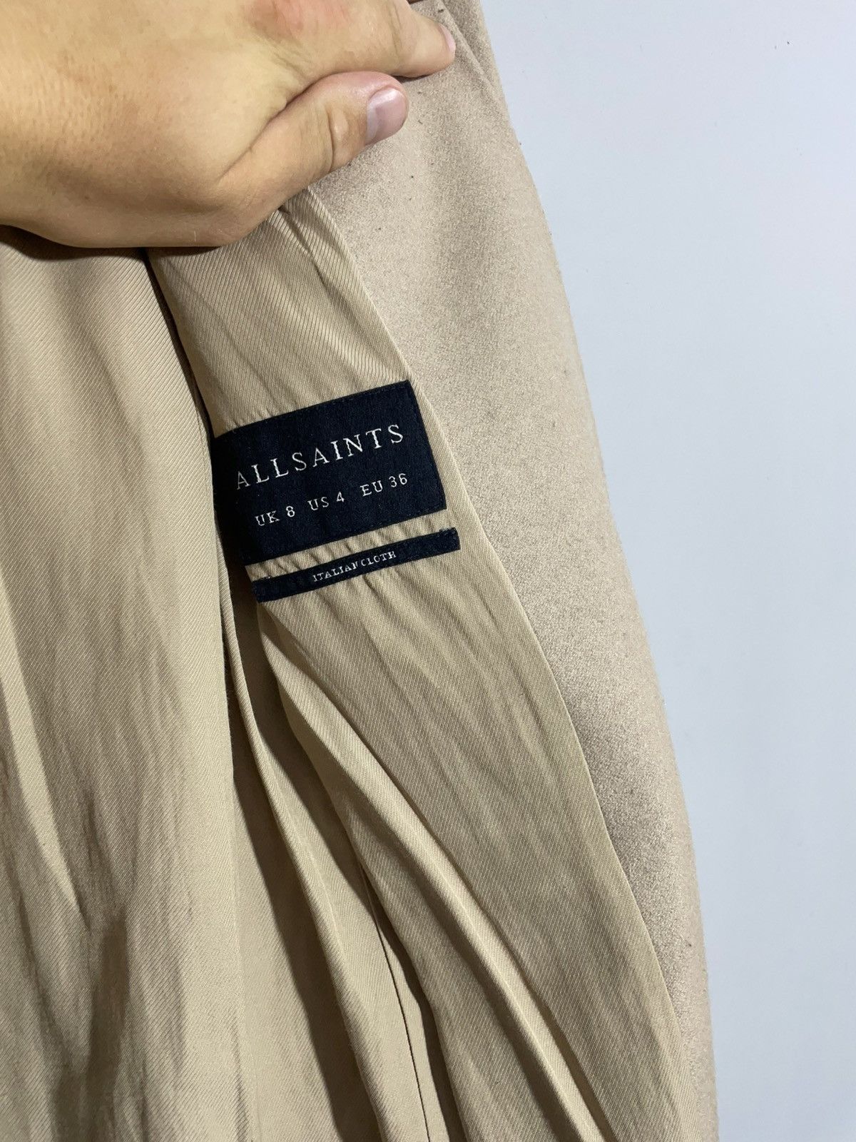 Allsaints Allsaints Lyla Coat Beige size 36 Size XS / US 0-2 / IT 36-38 - 10 Thumbnail