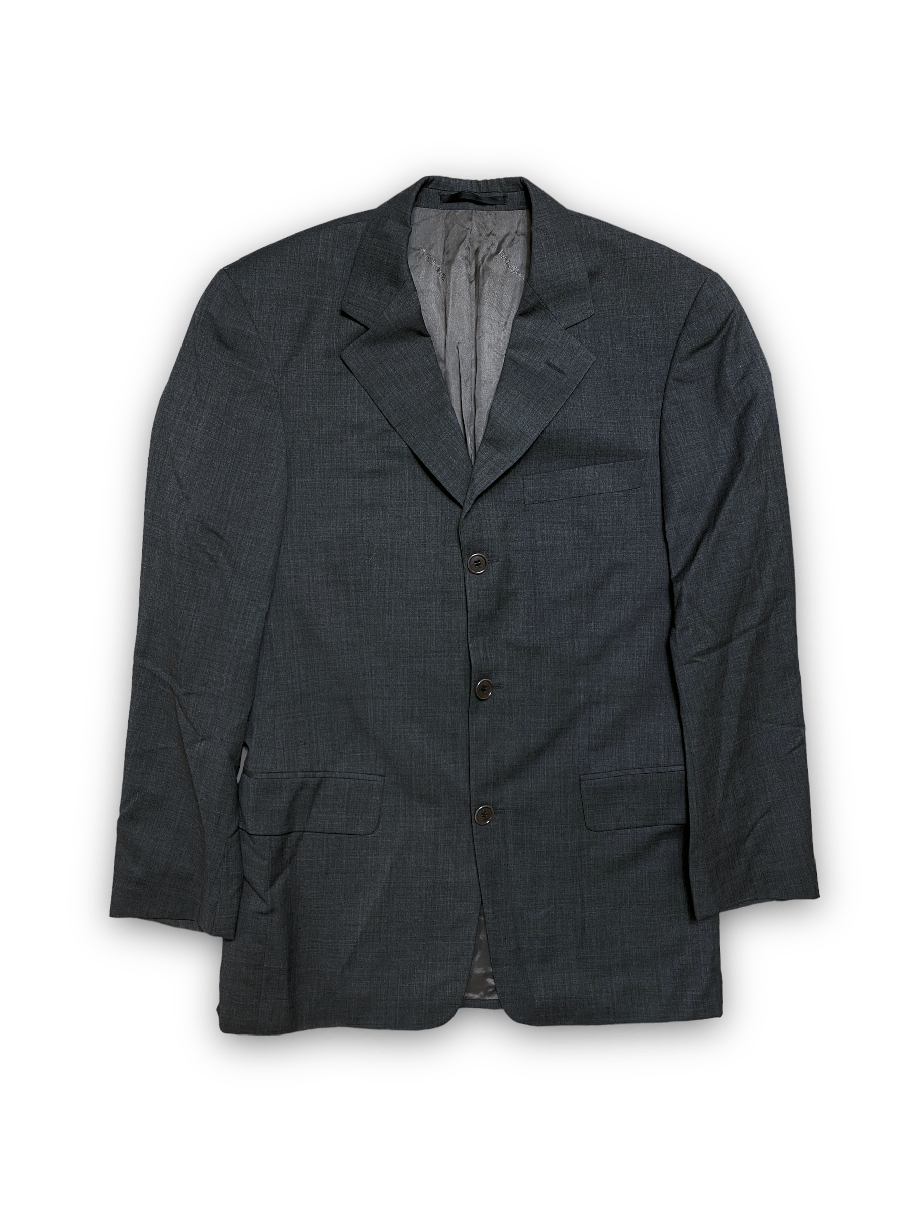 Balmain Loro Piana x Balmain suit jacket gray vintage luxury premium Size 48S - 1 Thumbnail