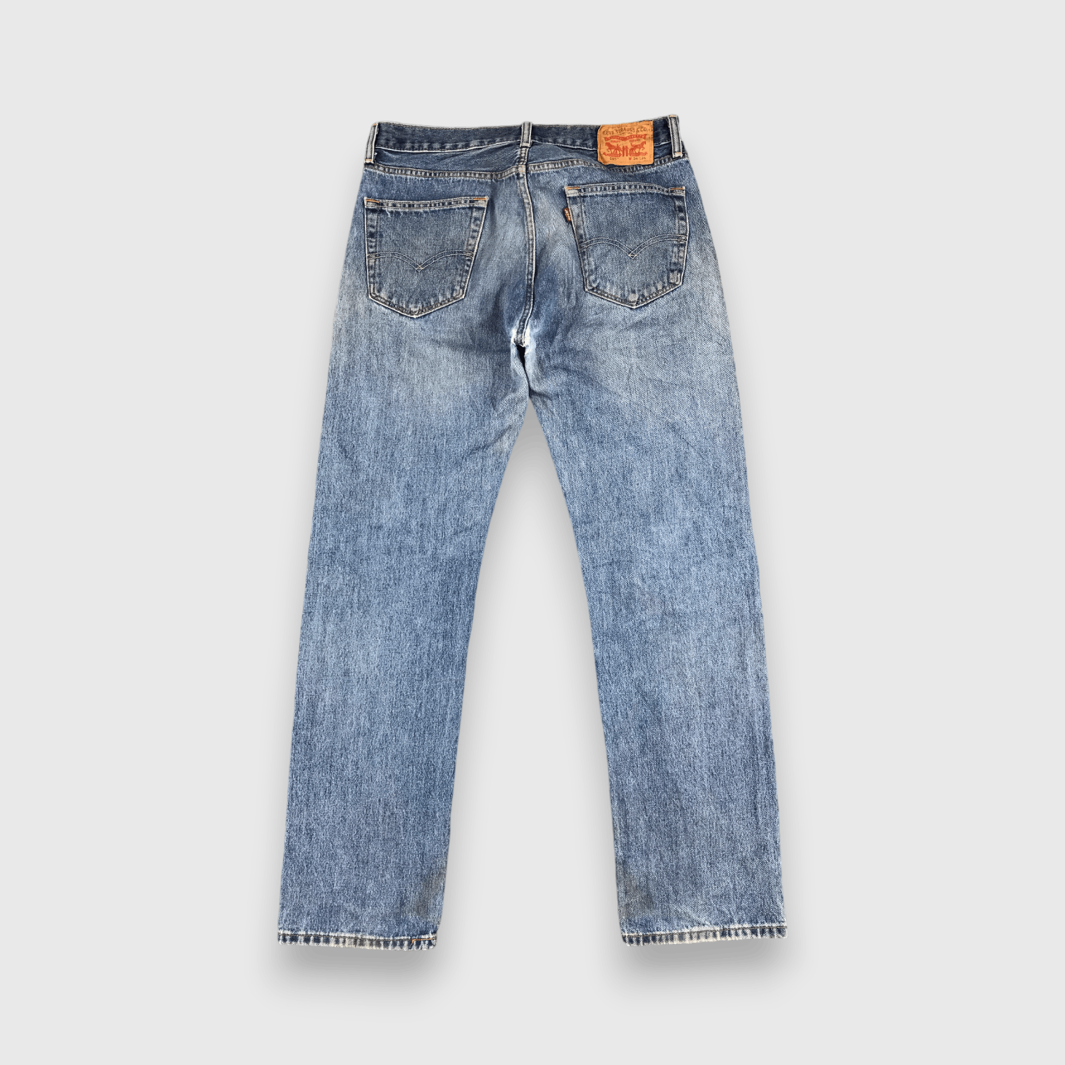 Levi's Vintage Blue Wash Levis 505 Jeans -J865 Size US 35 - 2 Thumbnail
