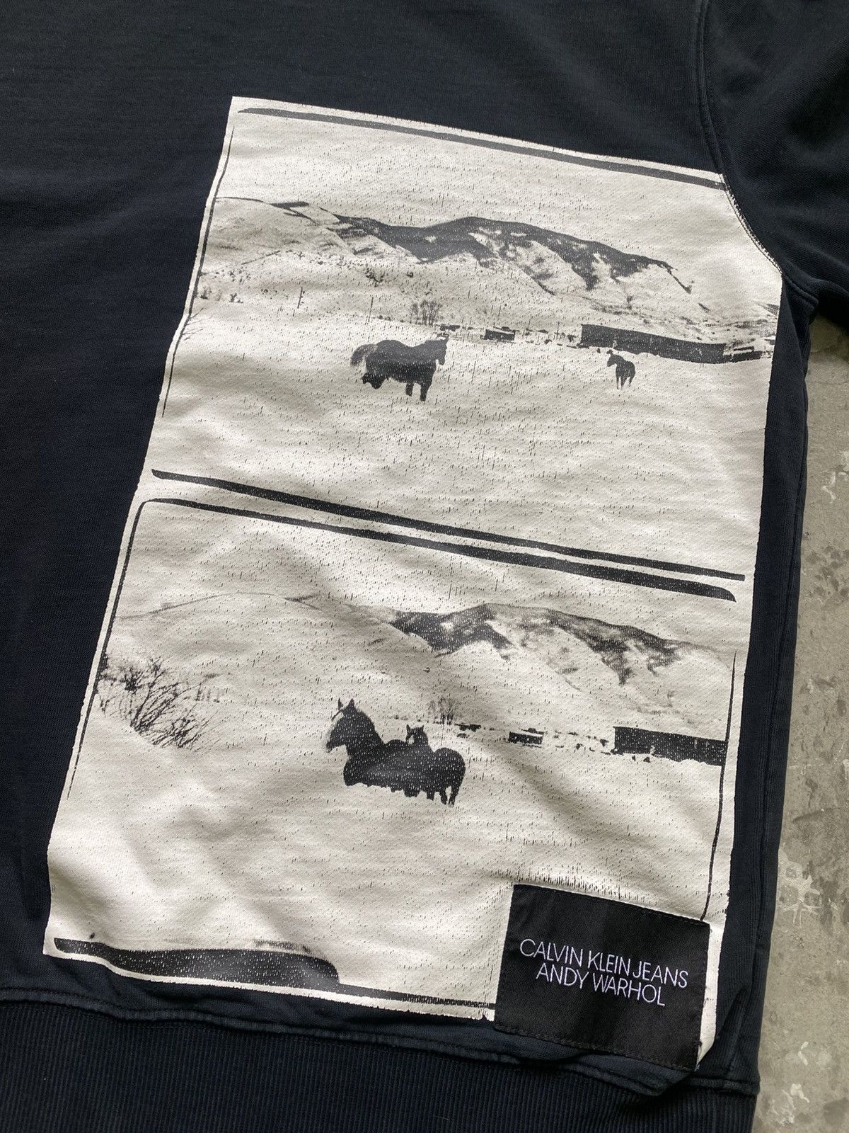 Calvin Klein Calvin Klein X Andy Warhol By Raff Simons Art Pullover Size US L / EU 52-54 / 3 - 4 Thumbnail