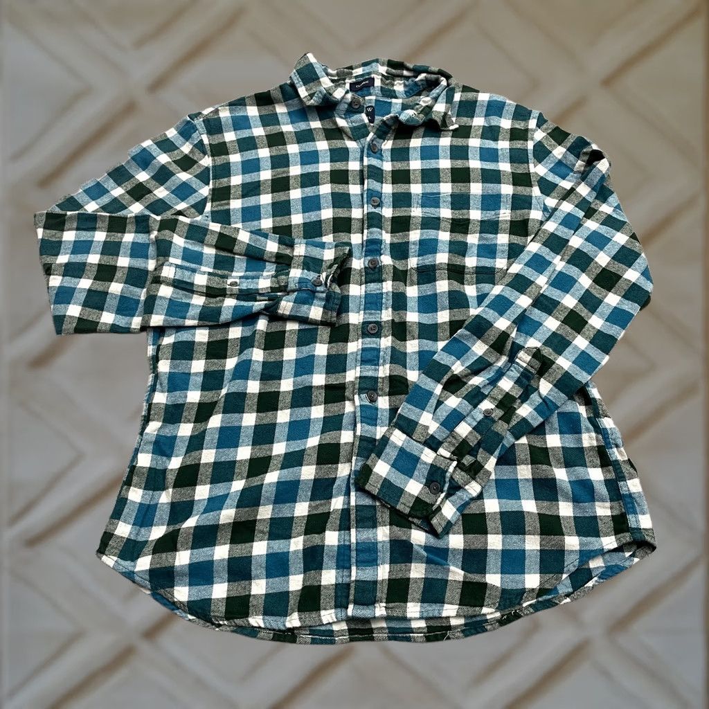 J.Crew J. Crew Classic Flannel Plaid Button Down Long Sleeve Shirt Mens Medium Multi Size US M / EU 48-50 / 2 - 1 Thumbnail