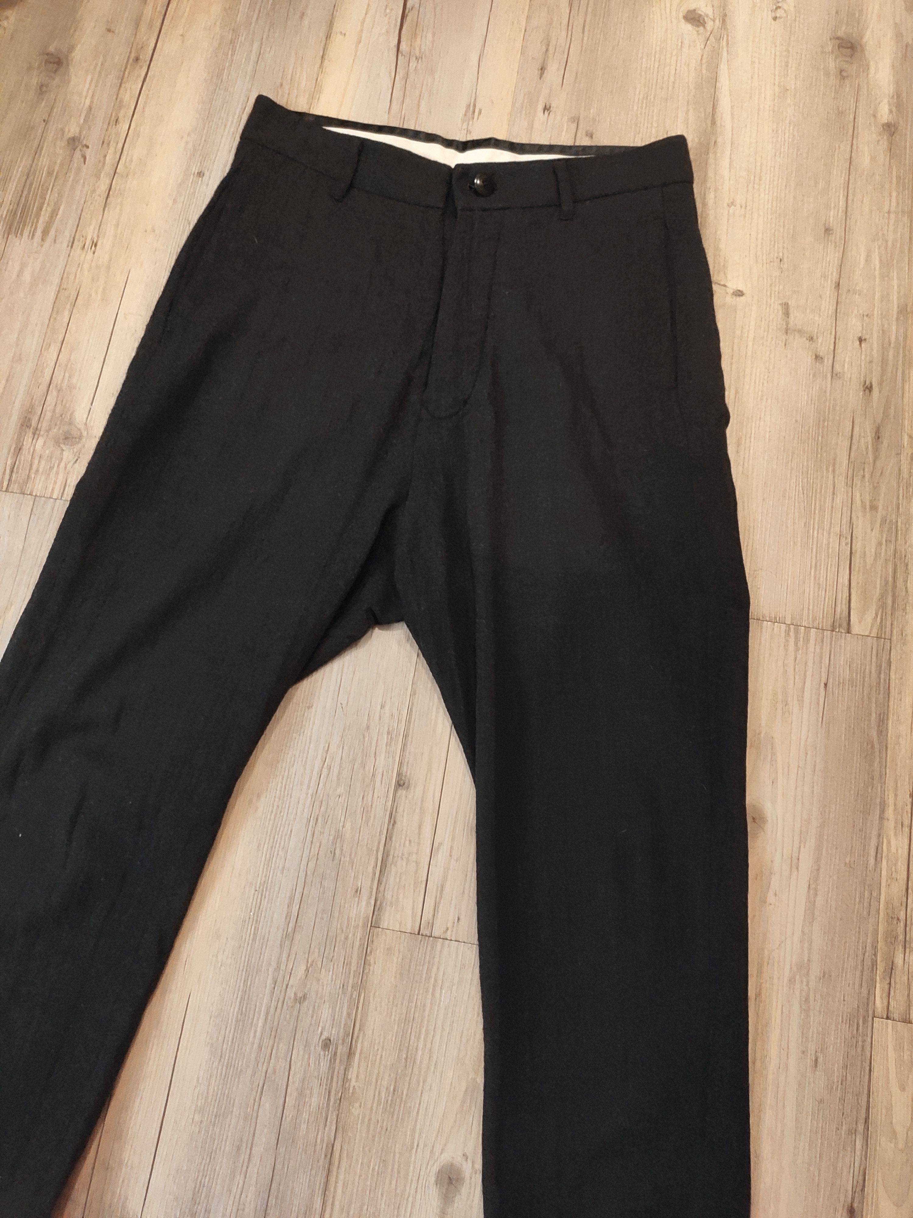 パンツ WOOL DROP CLOTH PANTS MINOAR.COM | WOOL DROPCROTCH SLIT SHORTS