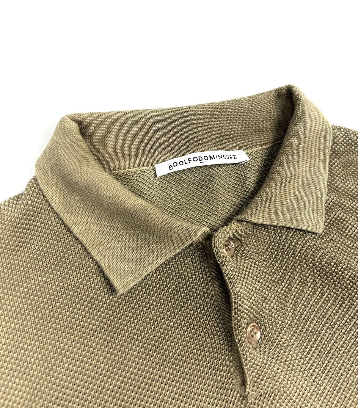 Adolfo Dominguez Luxury ADOLFO DOMINGUEZ Long Sleeve Polo Shirt Old Money L Size US L / EU 52-54 / 3 - 6 Thumbnail