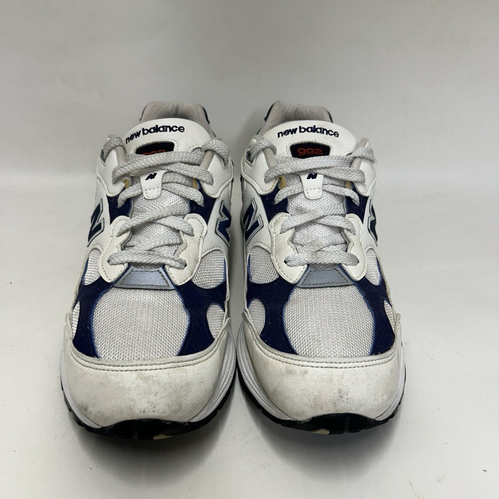 New Balance New Balance 992 Made in USA “White Navy” M992EC Size US 13 / EU 46 - 2 Thumbnail