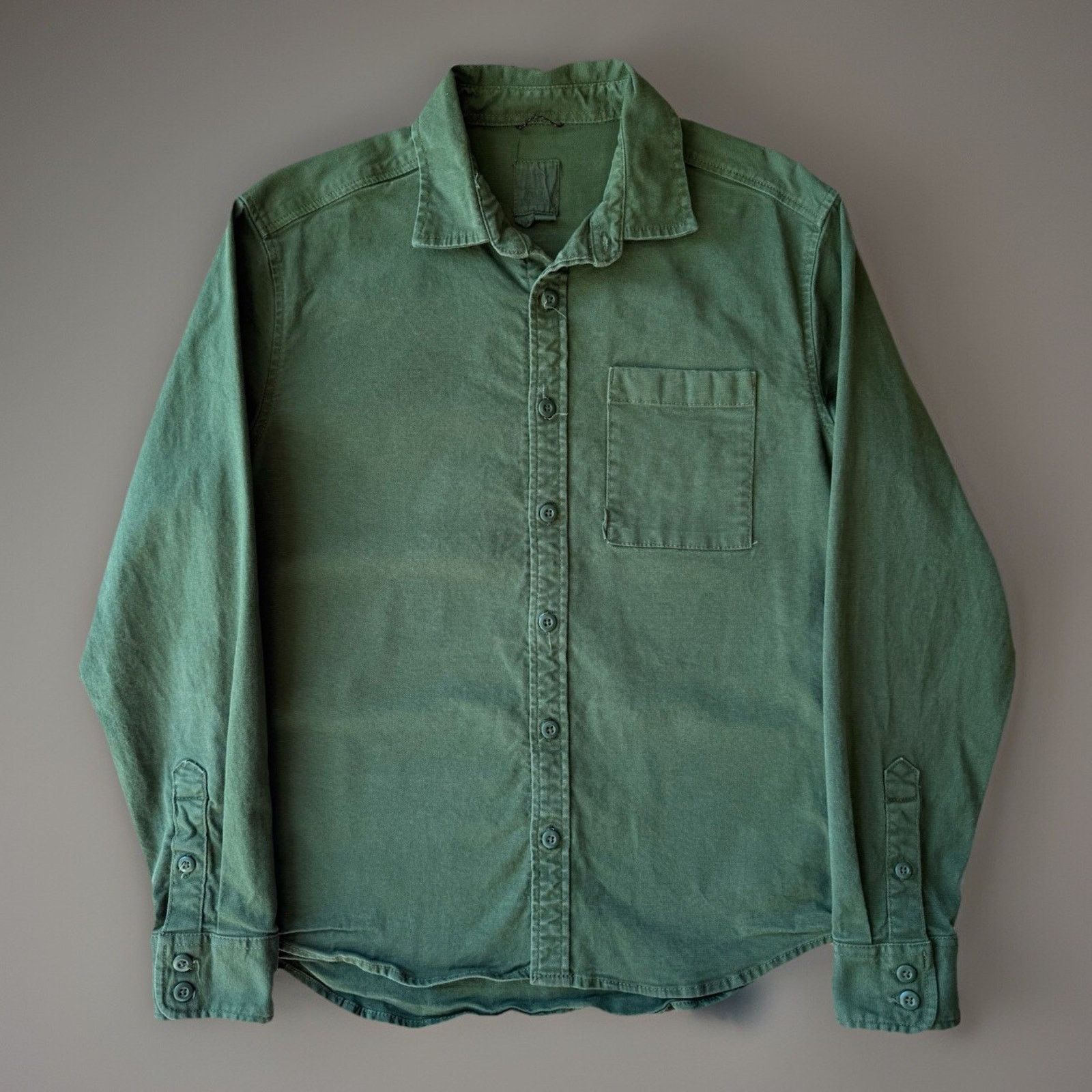 Topo Designs Topo Designs Shirt Medium Green Cotton Button Up Long Sleeve Size US M / EU 48-50 / 2 - 1 Thumbnail