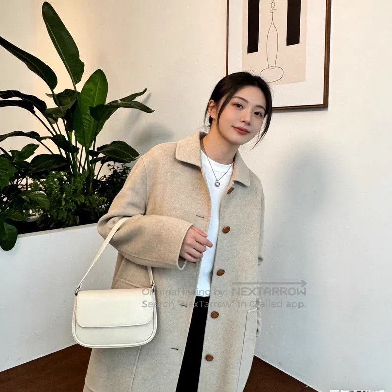 Hermes Hermes 25-year style beige single-breasted collar overcoat Size XXS / US 00 / IT 34 - 6 Thumbnail