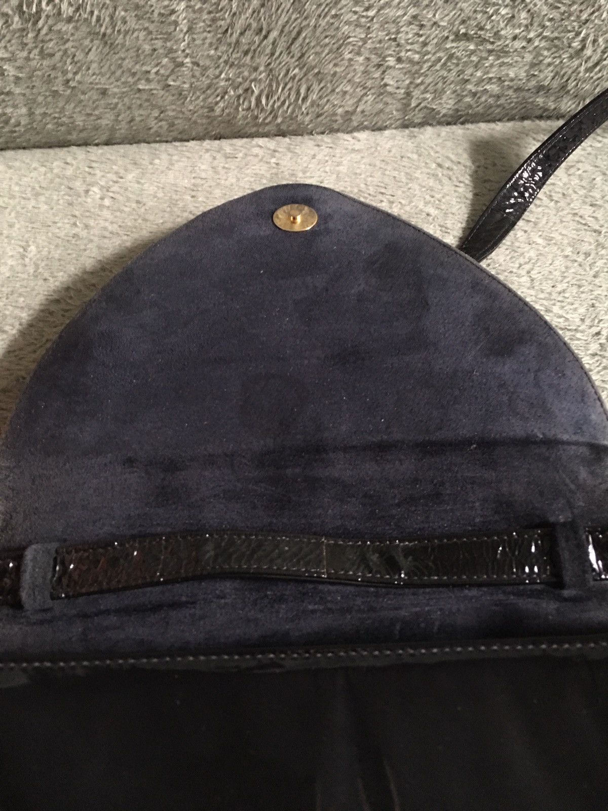 Bally × Vintage BALLY of Switzerland Black Patent Leather Shoulder Bag Size ONE SIZE - 7 Thumbnail