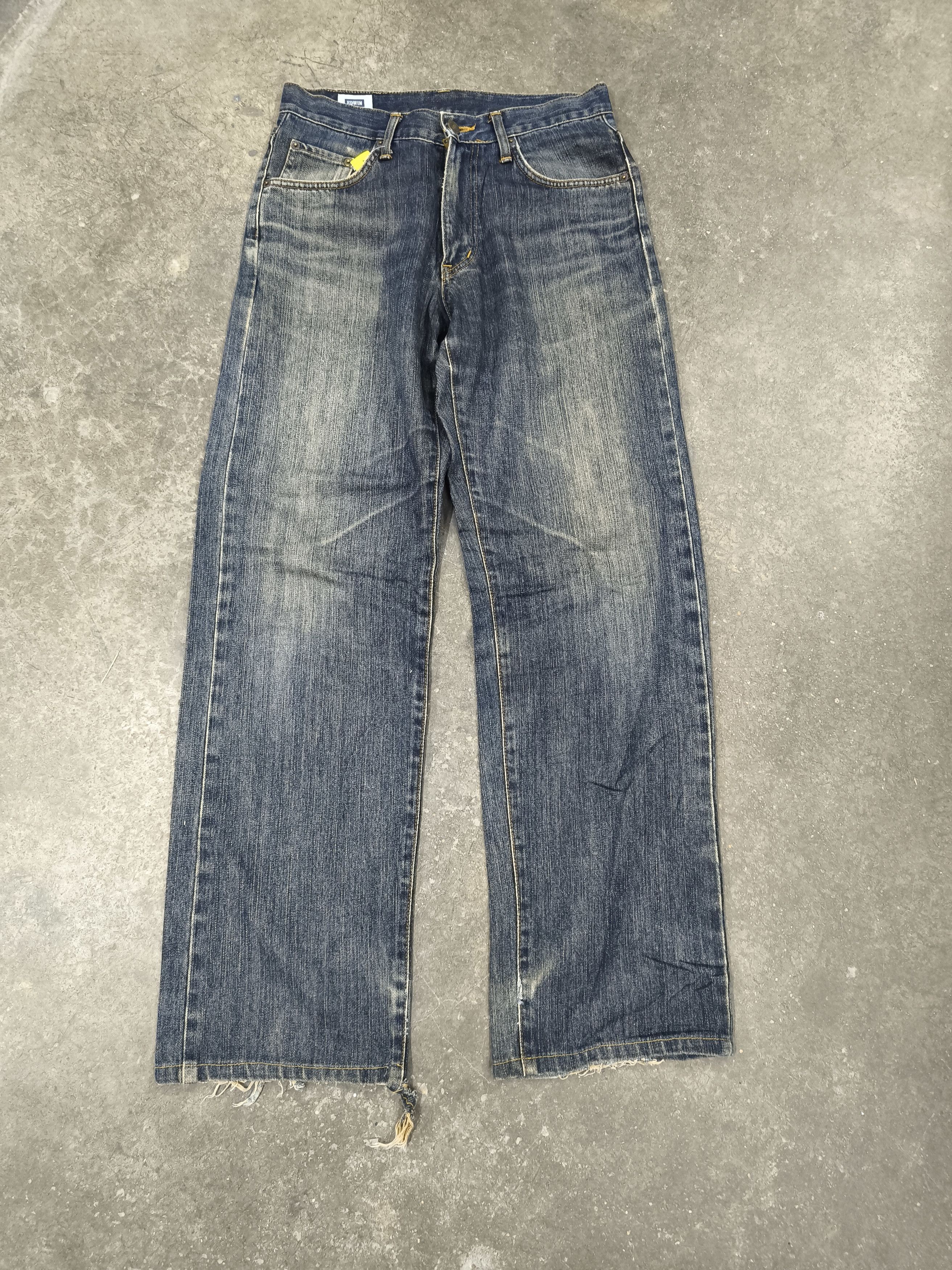 Beauty Beast Flare🔥🔥🔥 Vintage Edwin Jeans distressed if six was nine Size US 30 / EU 46 - 1 Thumbnail
