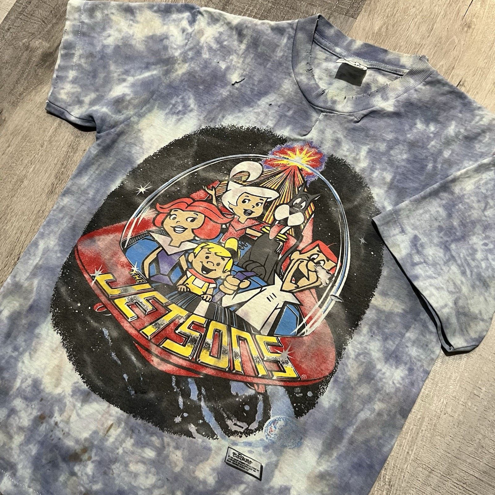 Fruit Of The Loom The Jetsons Vintage 1990s T Shirt Hanna Barbara Production Size US M / EU 48-50 / 2 - 3 Thumbnail