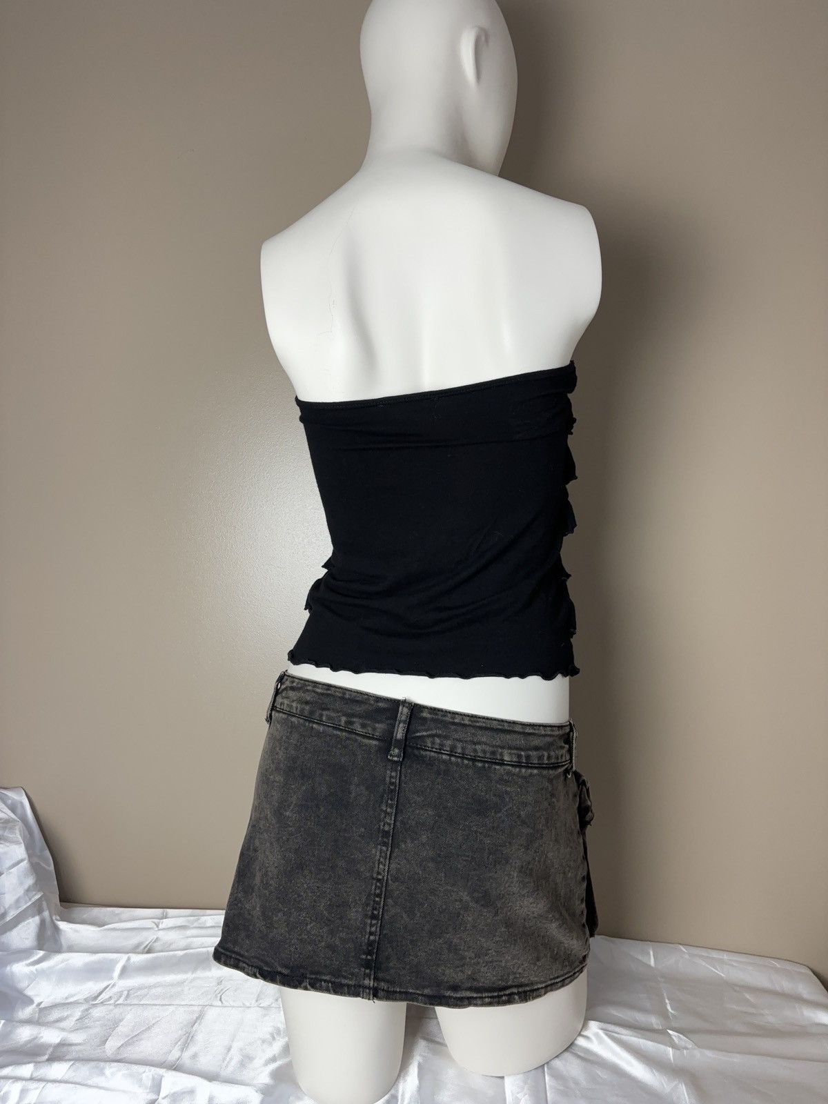 Japanese Brand × Vintage Vintage ruffles tank top y2k style Size S / US 4 / IT 40 - 5 Thumbnail