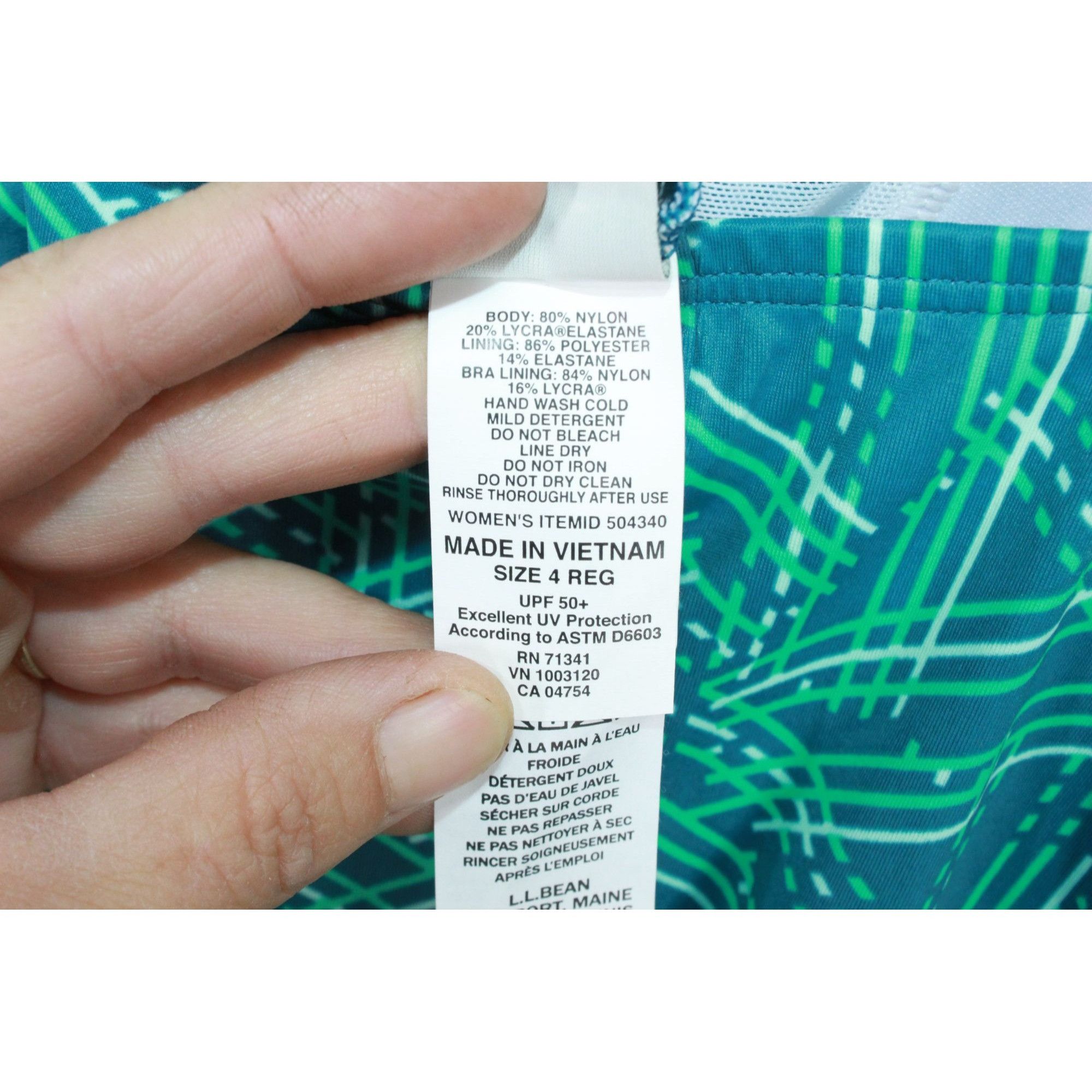 L.L. Bean LL Bean Women's Swimwear Squareneck Tankini Top Size S / US 4 / IT 40 - 8 Thumbnail