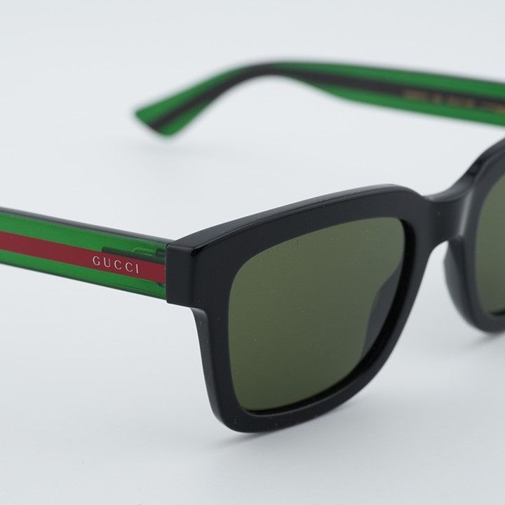Gucci Gucci GG0001S 002 Men Sunglasses Black Square Frame Size ONE SIZE - 2 Thumbnail