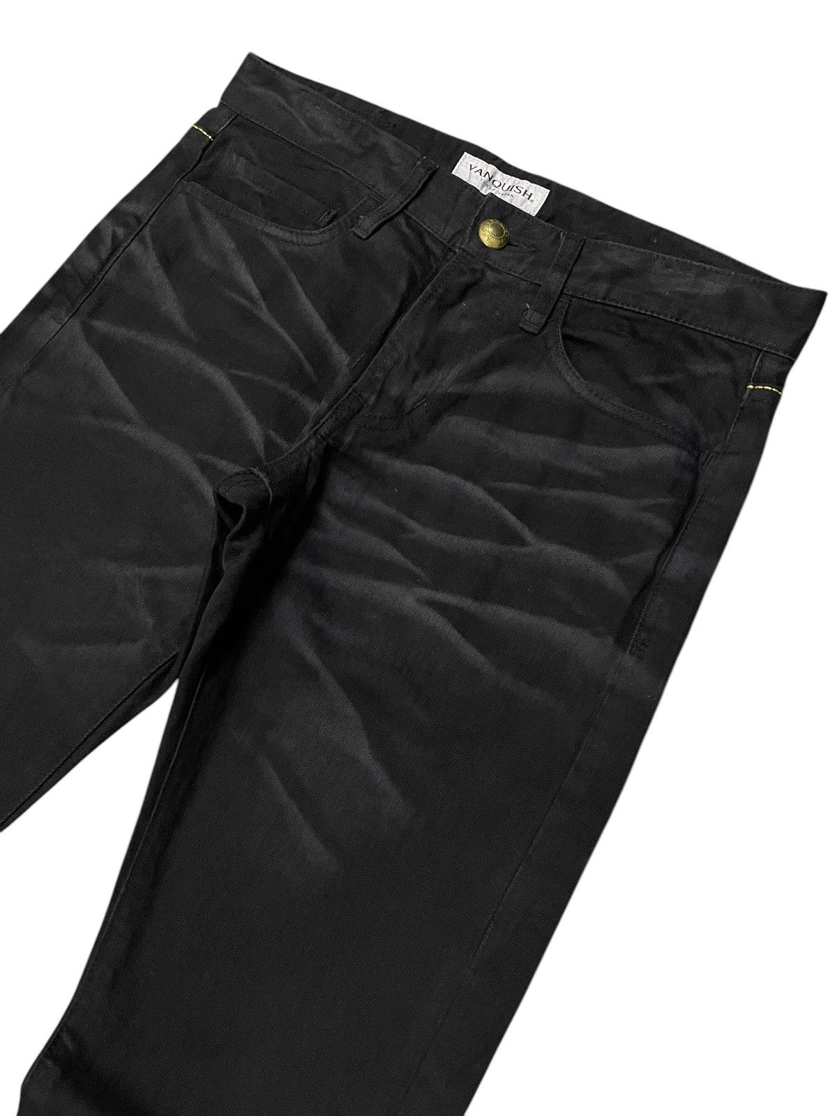 Vanquish Vanquish Japan Honeycomb Claw Mark Black Jeans Size US 30 / EU 46 - 3 Thumbnail
