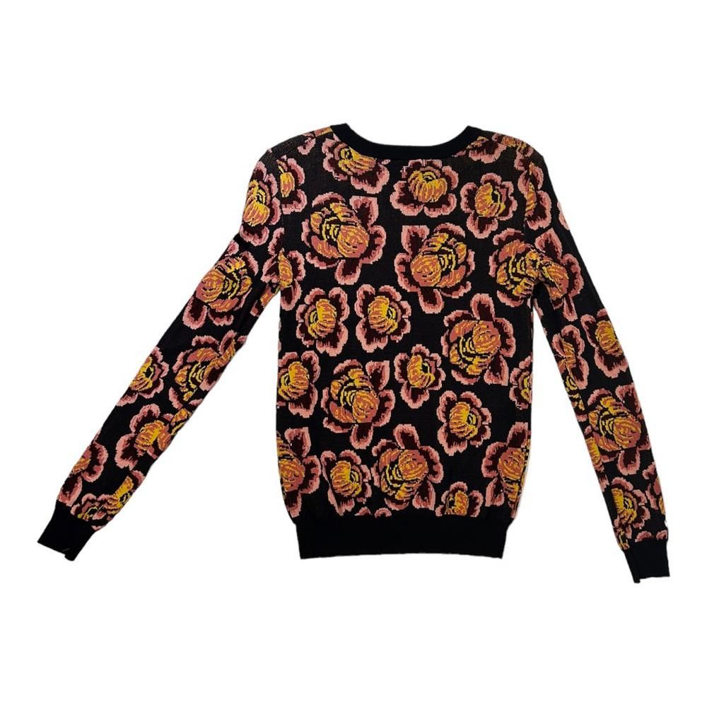 Designer Catherine Malandrino l Floral Sweater XS Size XS / US 0-2 / IT 36-38 - 3 Thumbnail