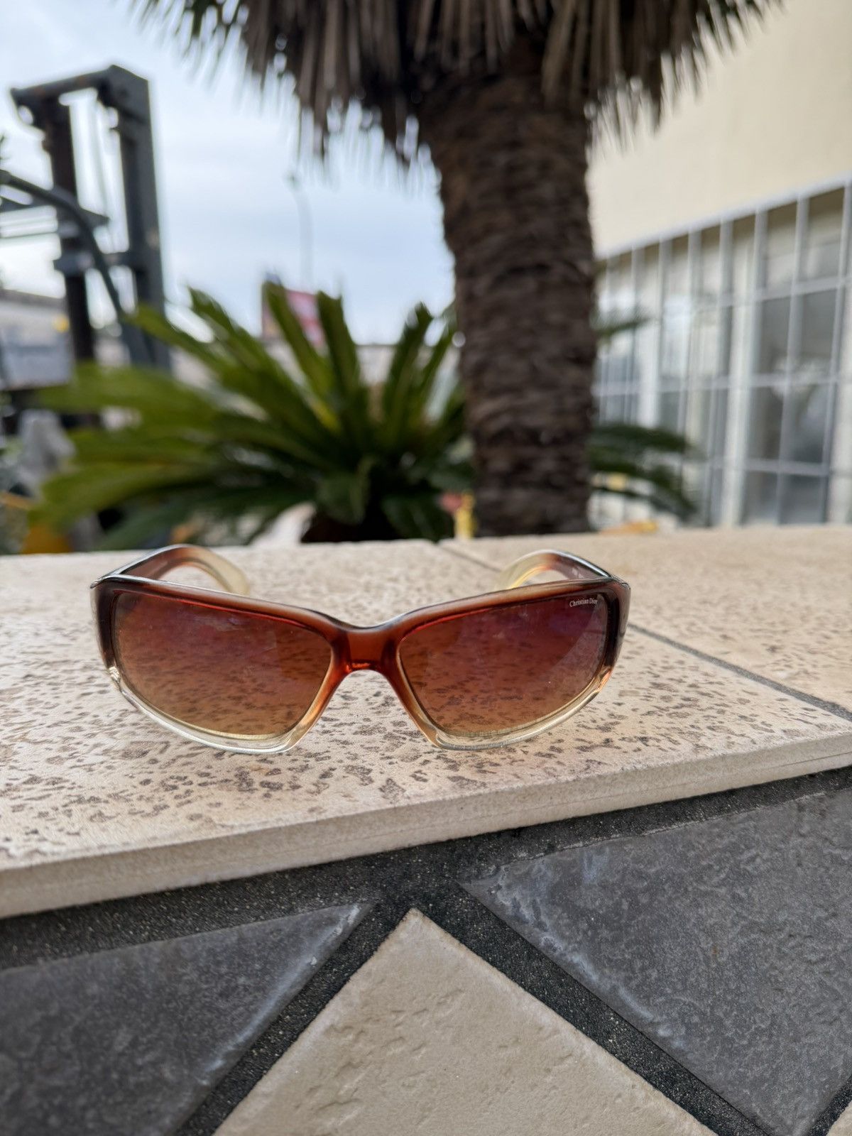 Christian Dior Monsieur Christian Dior Sunglasses 3103 Vintage Brown Size ONE SIZE - 2 Thumbnail