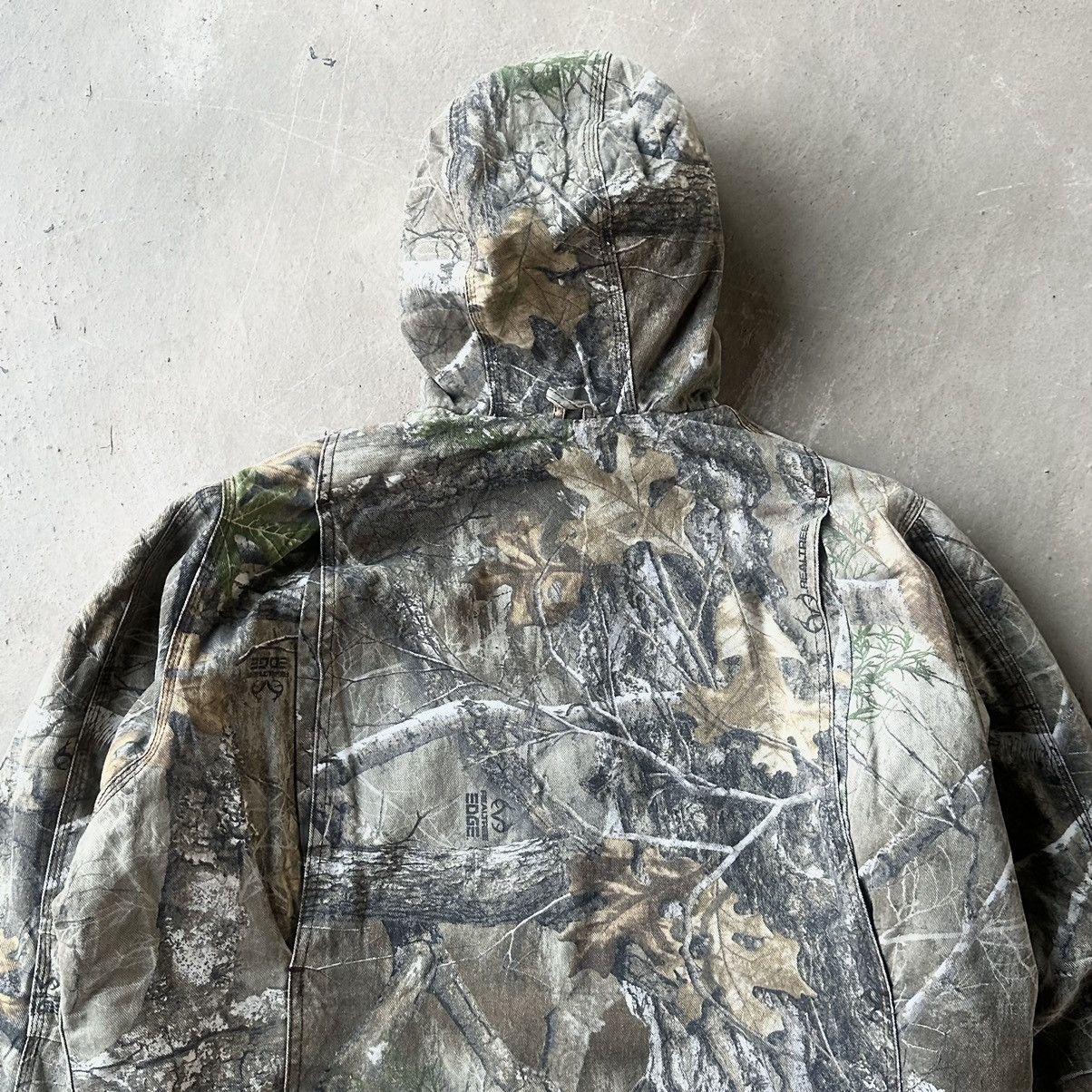 Realtree Crazy Vintage Y2K Carhartt Style Realtree Camo Hooded Zip Up Size US XL / EU 56 / 4 - 8 Thumbnail