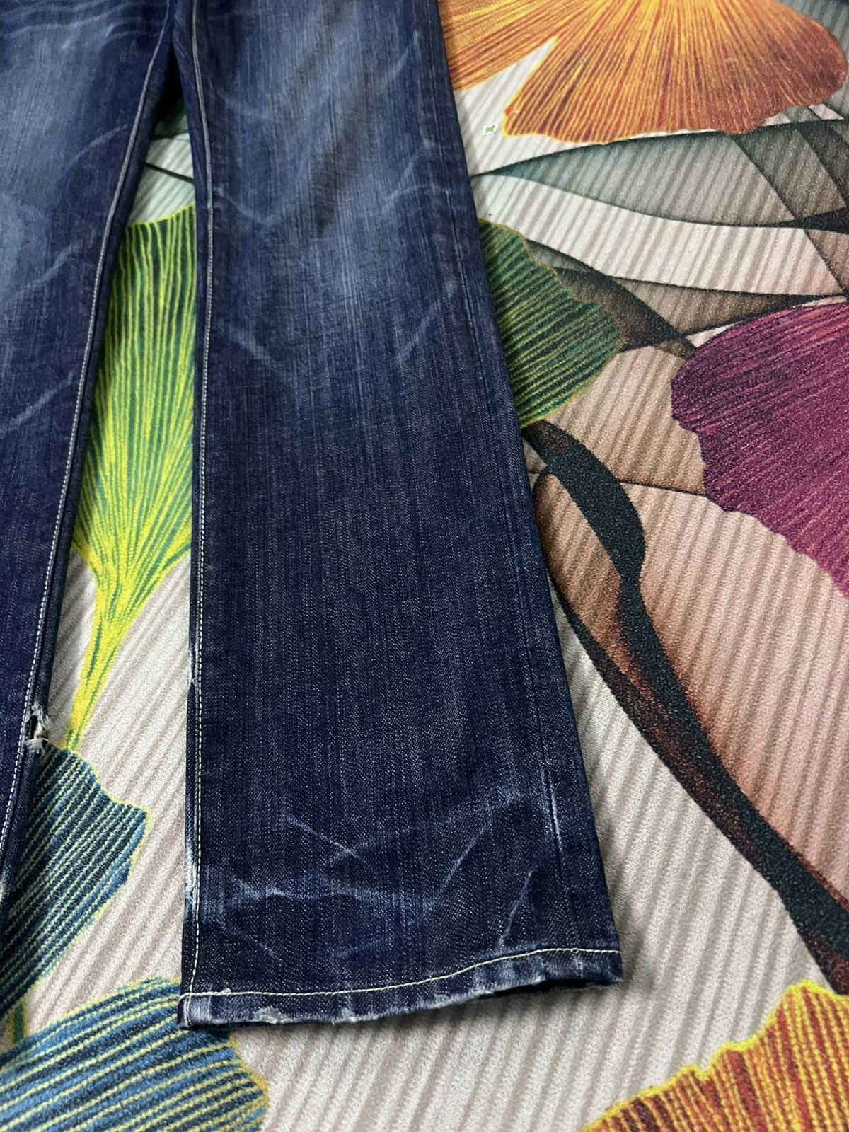 Issey Miyake 💥Vintage Tete Homme Issey Miyake Distress Jean Size US 28 / EU 44 - 6 Thumbnail