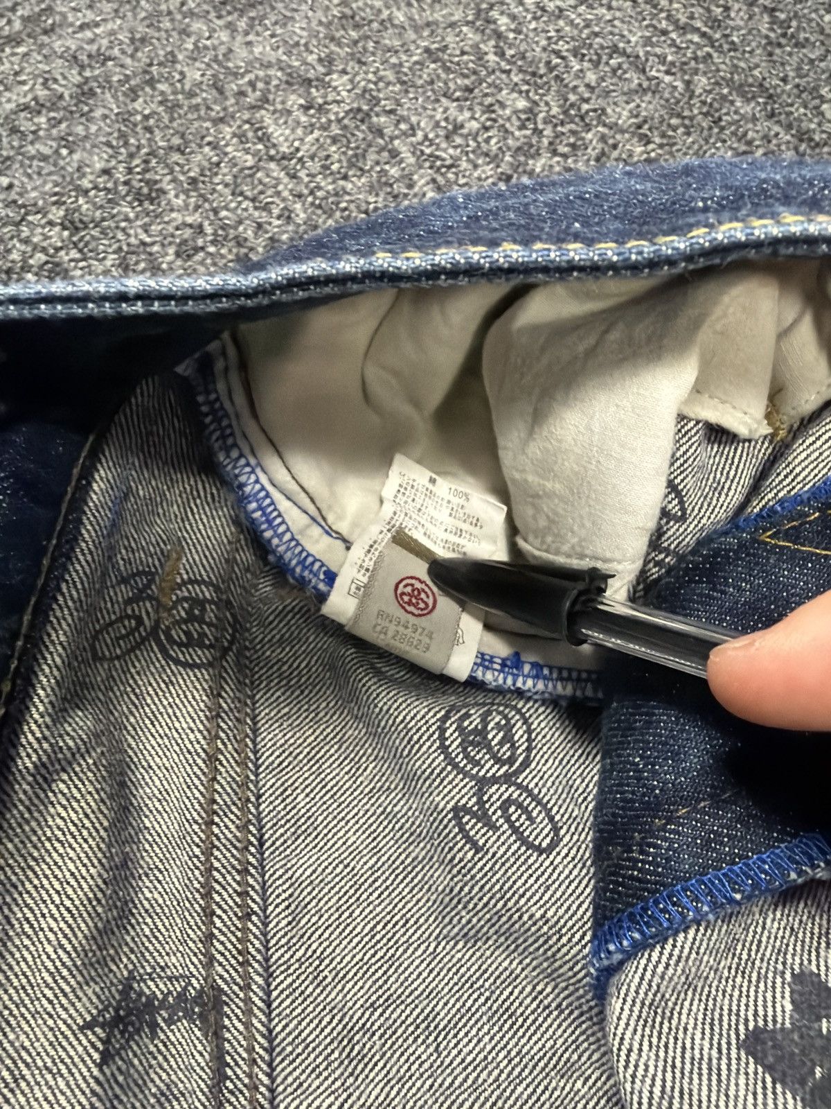 Stussy Vintage Stussy XXX 30th Anniversary Jeans - Waist: 32” Size US 32 / EU 48 - 8 Thumbnail