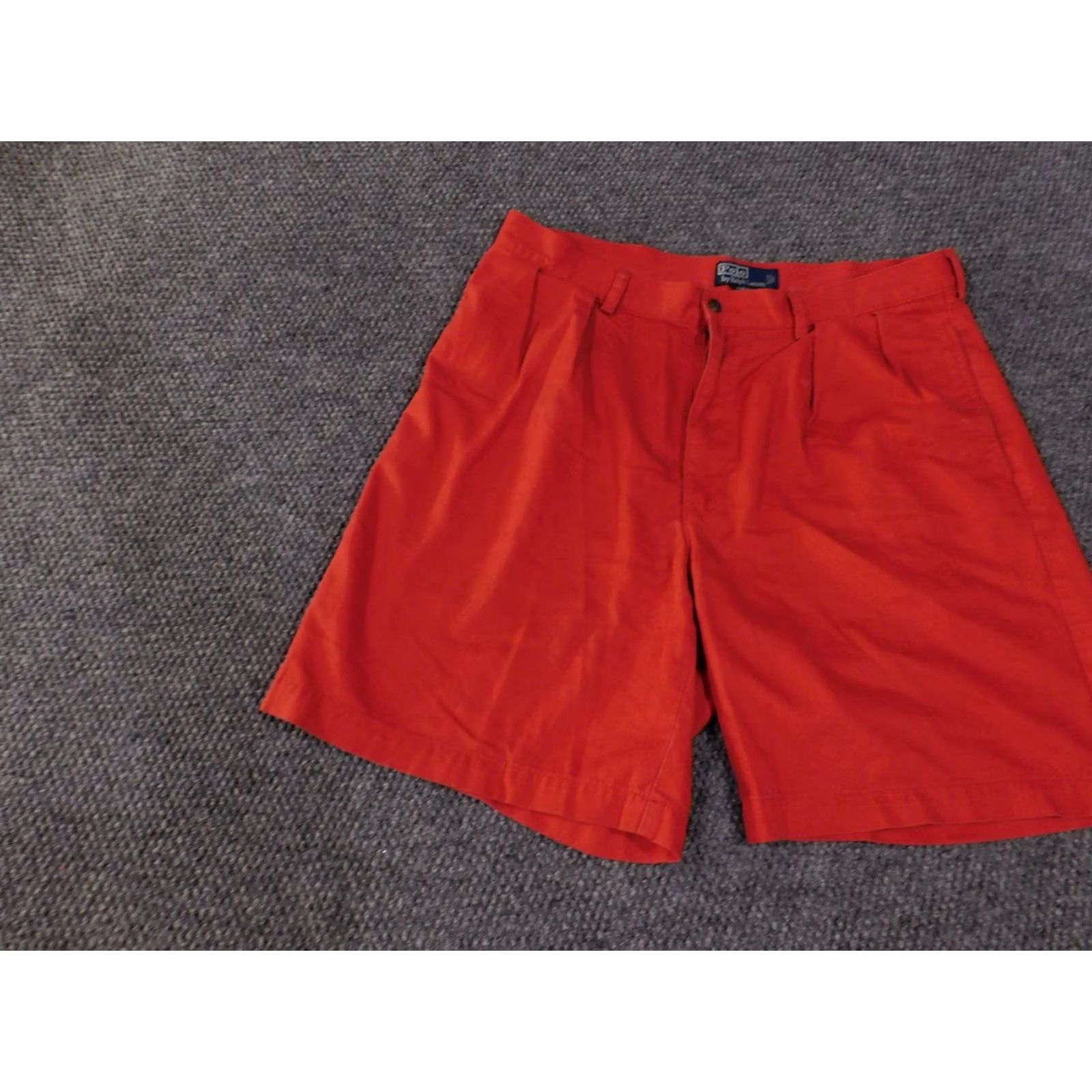 Polo Ralph Lauren Polo Ralph Lauren Shorts Mens 36 Red Tyler Classic Chino Pleated Casual Shorts Size US M / EU 48-50 / 2 - 3 Thumbnail