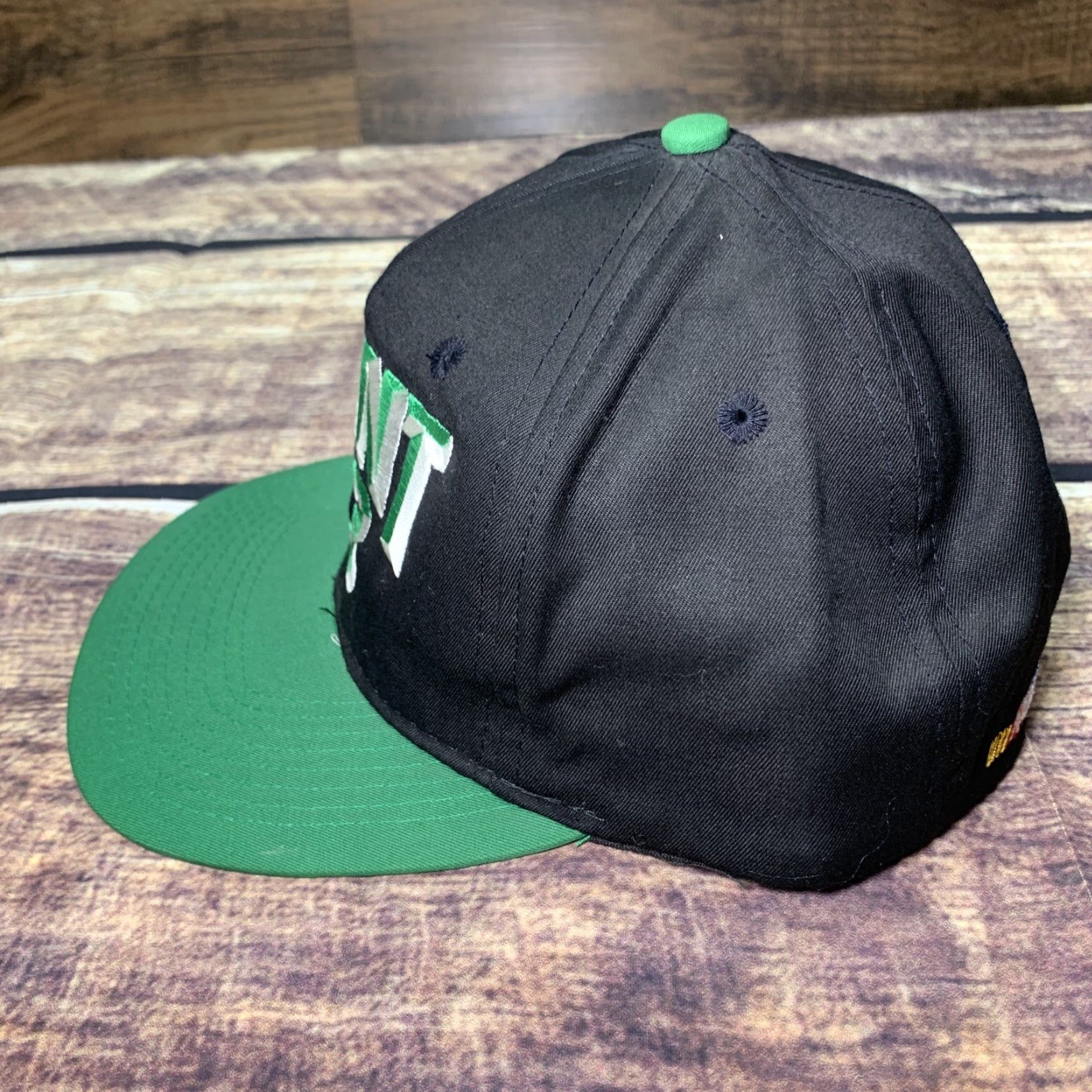 Vintage VINTAGE Handsome Harry Gant #33 NASCAR Hat Baseball Cap Snap Back Mens One Size Adjustable Green Black Checkered Flag Sports Size ONE SIZE - 5 Thumbnail