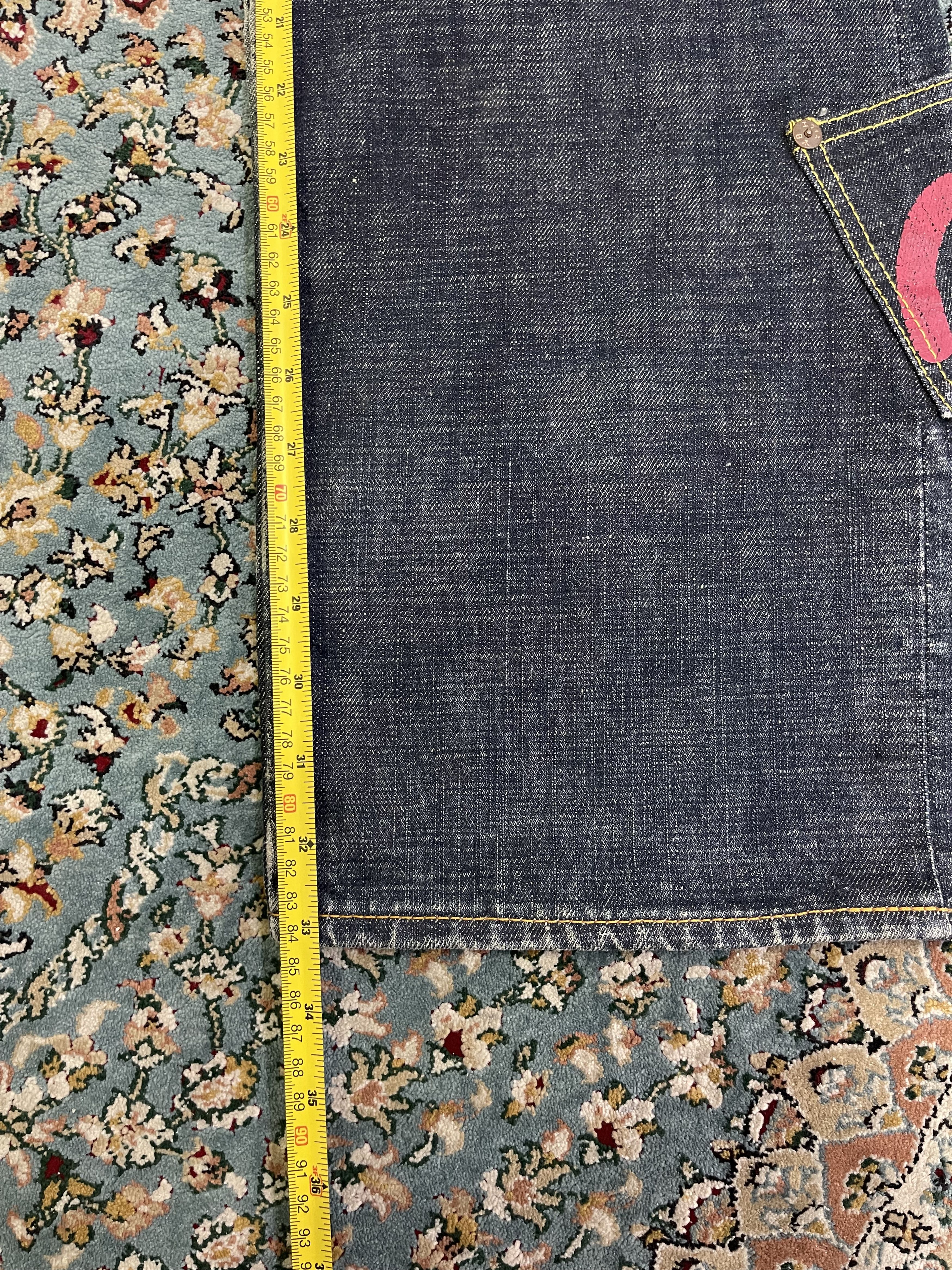 Evisu Vtg RARE Evisu Multipocket Underlicense China Selvedge sz 34 Size US 34 / EU 50 - 11 Thumbnail
