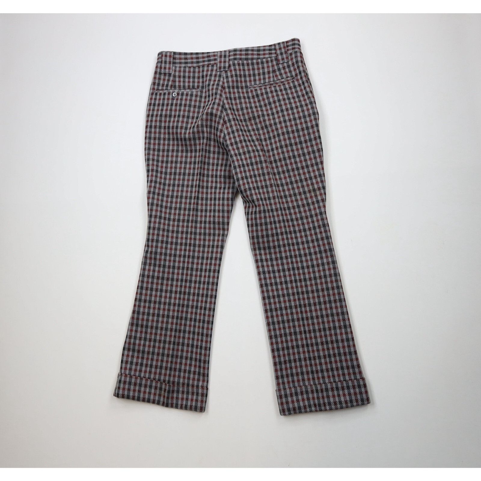 Vintage Vintage 70s Streetwear Double Knit Bell Bottoms Pants Size US 32 / EU 48 - 11 Thumbnail