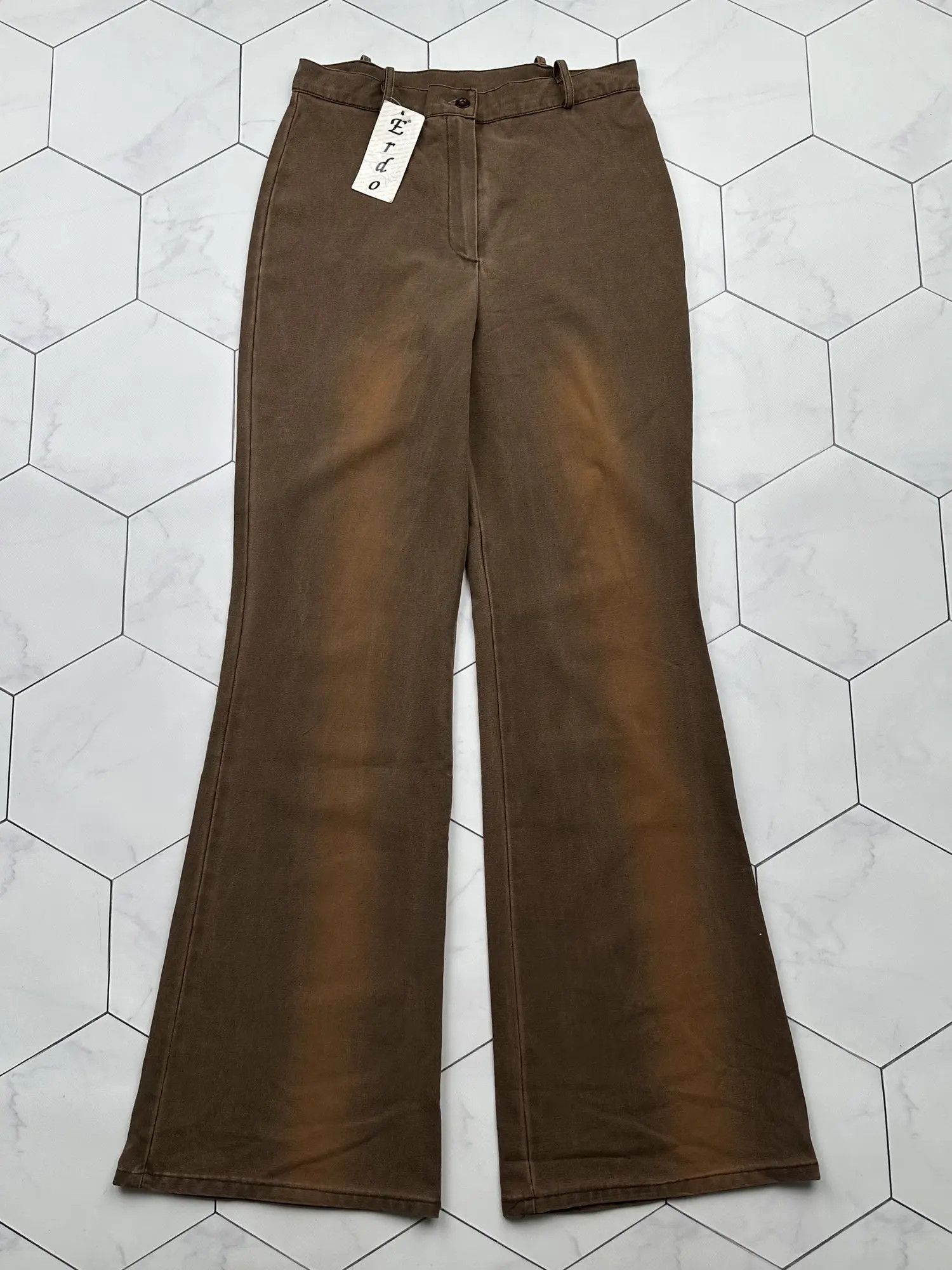 Japanese Brand Vintage Faded Flare Pants (B417)E2 Size 27" / US 4 / IT 40 - 1 Thumbnail