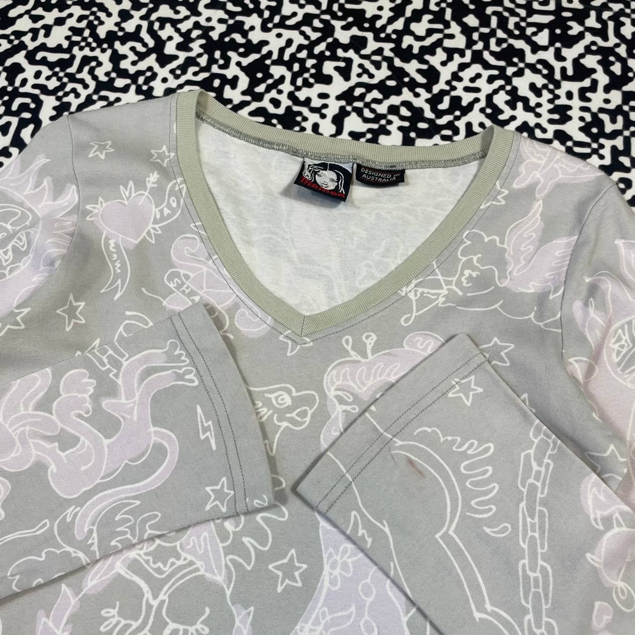Mambo Vintage Y2K Mambo Monogram Retro Surf Style Longsleeve Size S / US 4 / IT 40 - 9 Thumbnail