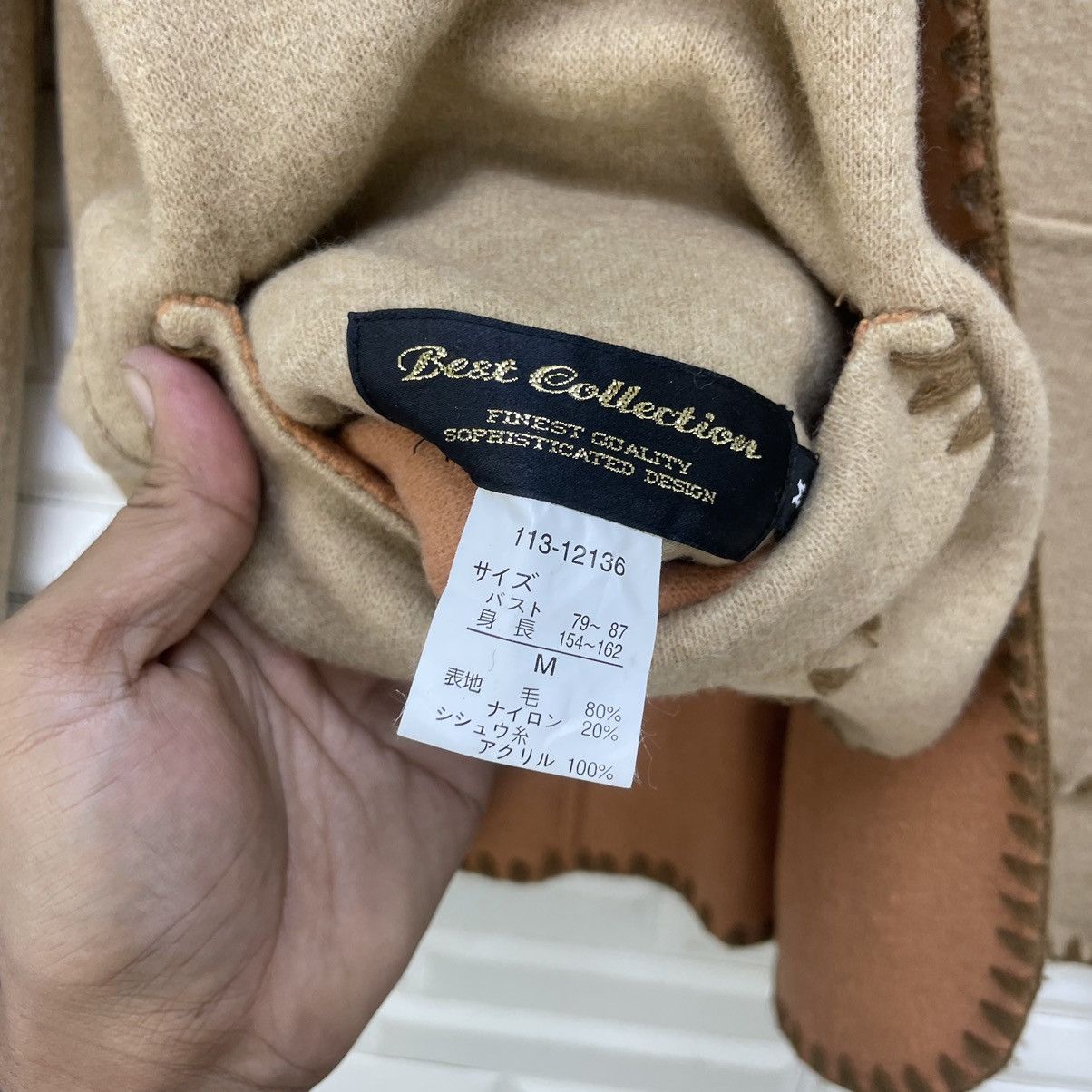 Japanese Brand 🔥Vintage Reversible Hand Made Wool Jacket Size M / US 6-8 / IT 42-44 - 12 Thumbnail