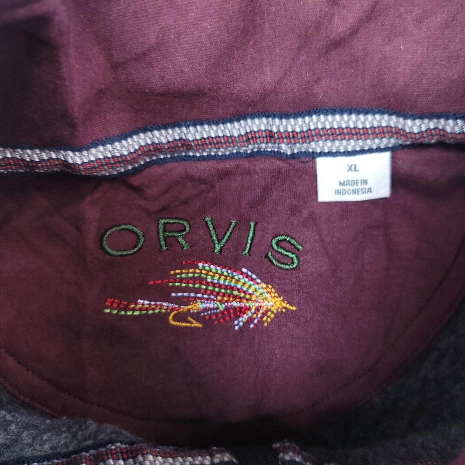 Orvis Orvis Casual Pullover Sweatshirt Mens Size Extra Large Gray Size US XL / EU 56 / 4 - 3 Thumbnail