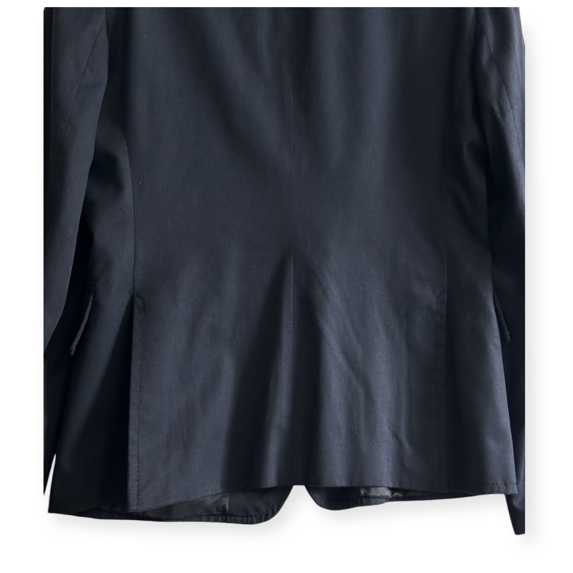 Miu Miu Miu Miu Navy Blue Cotton Blazer Jacket, Size 46 Italy/US 10/ Size L / US 10 / IT 46 - 7 Thumbnail
