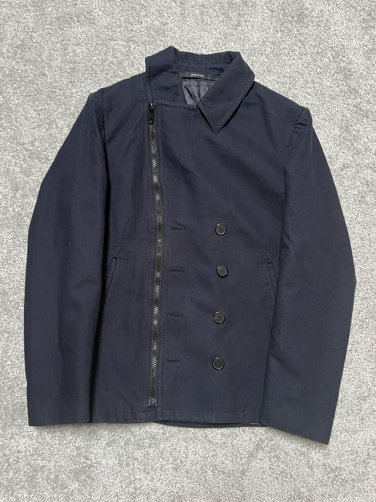 Givenchy Givenchy Blue Coat Jacket Size L Size US L / EU 52-54 / 3 - 2 Thumbnail