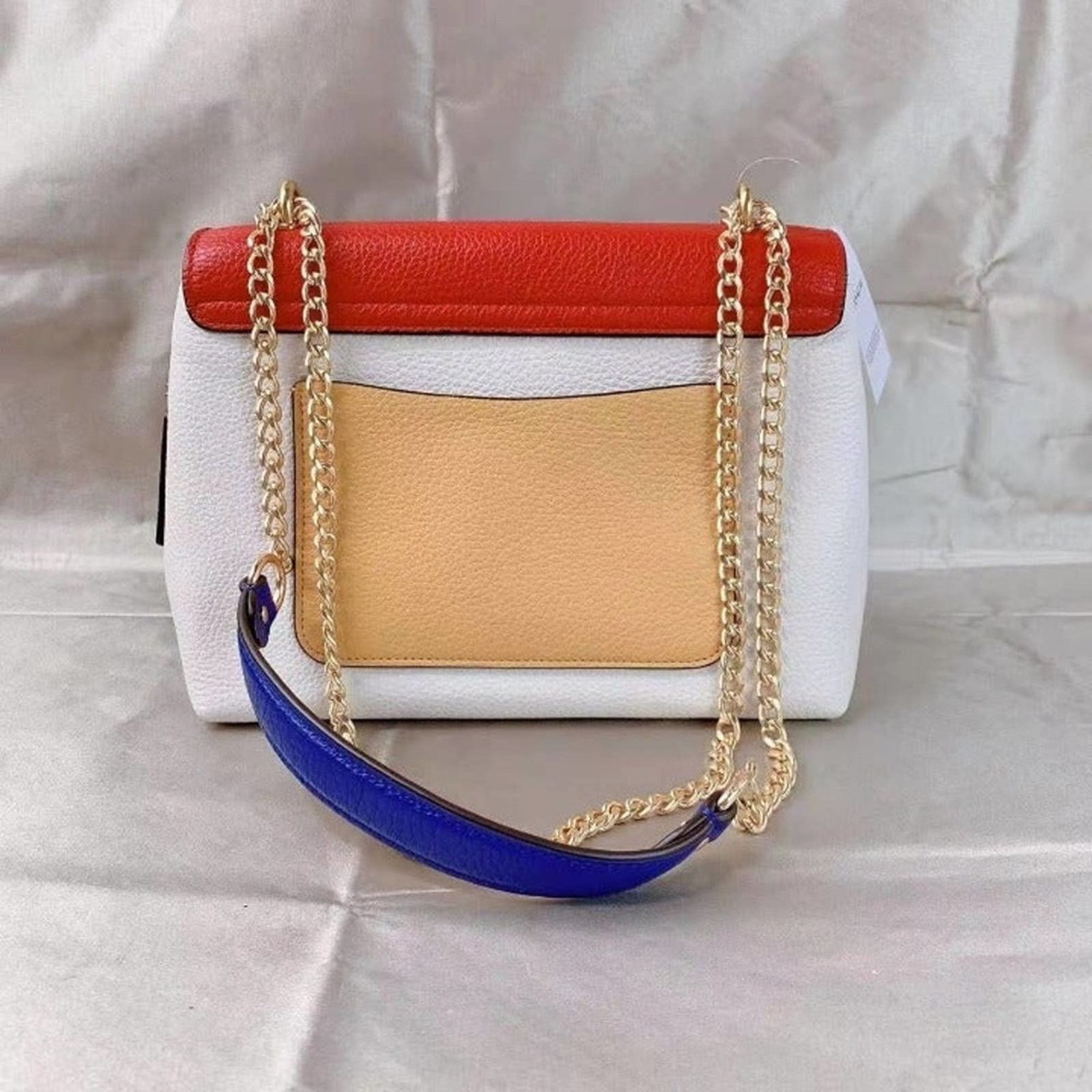 Coach Coach C6786 Tammie Shoulder Bag Colorblock Chalk Red Size ONE SIZE - 3 Thumbnail
