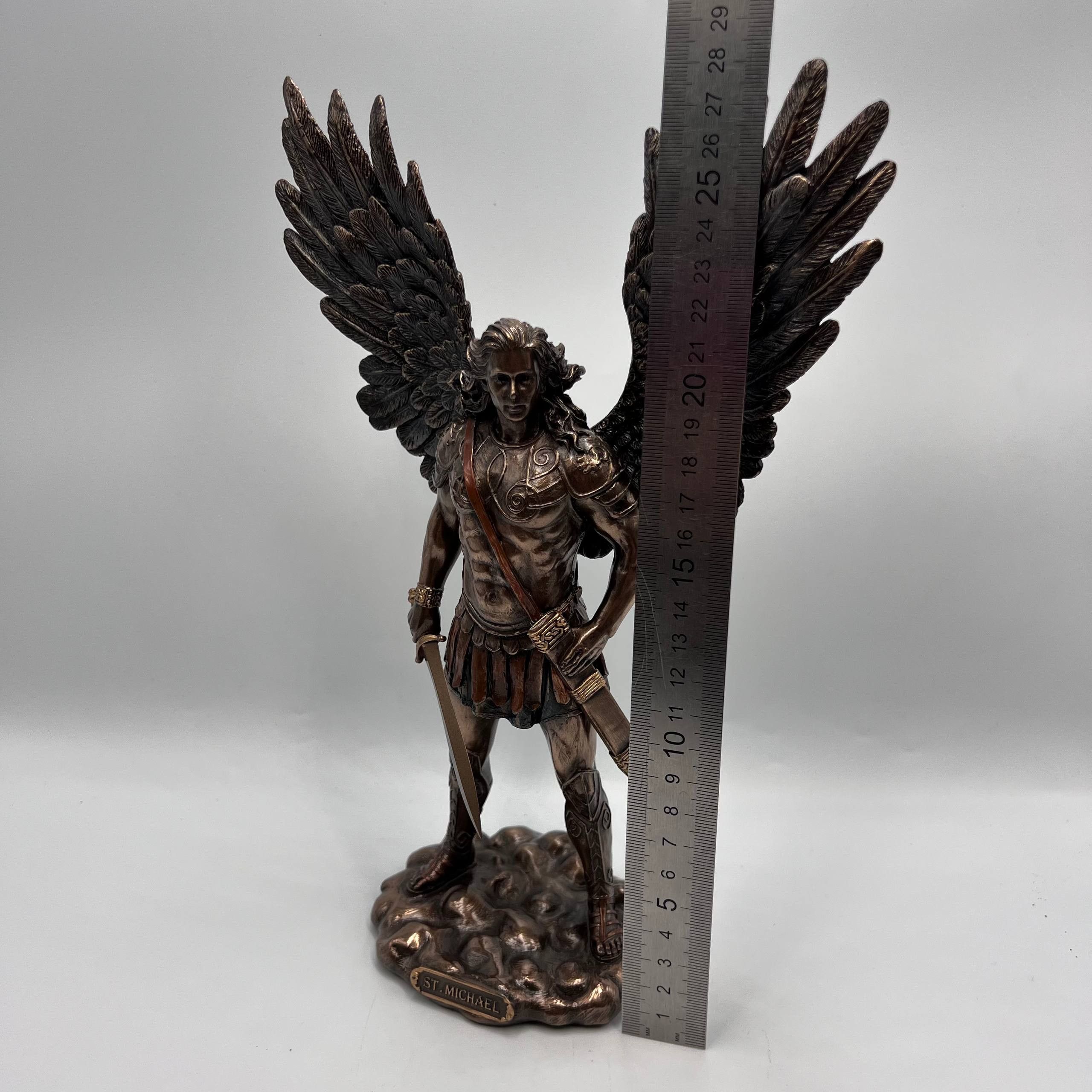 Other Archangel Michael Statue Home Decor Gift Italy 27cm Size ONE SIZE - 9 Thumbnail