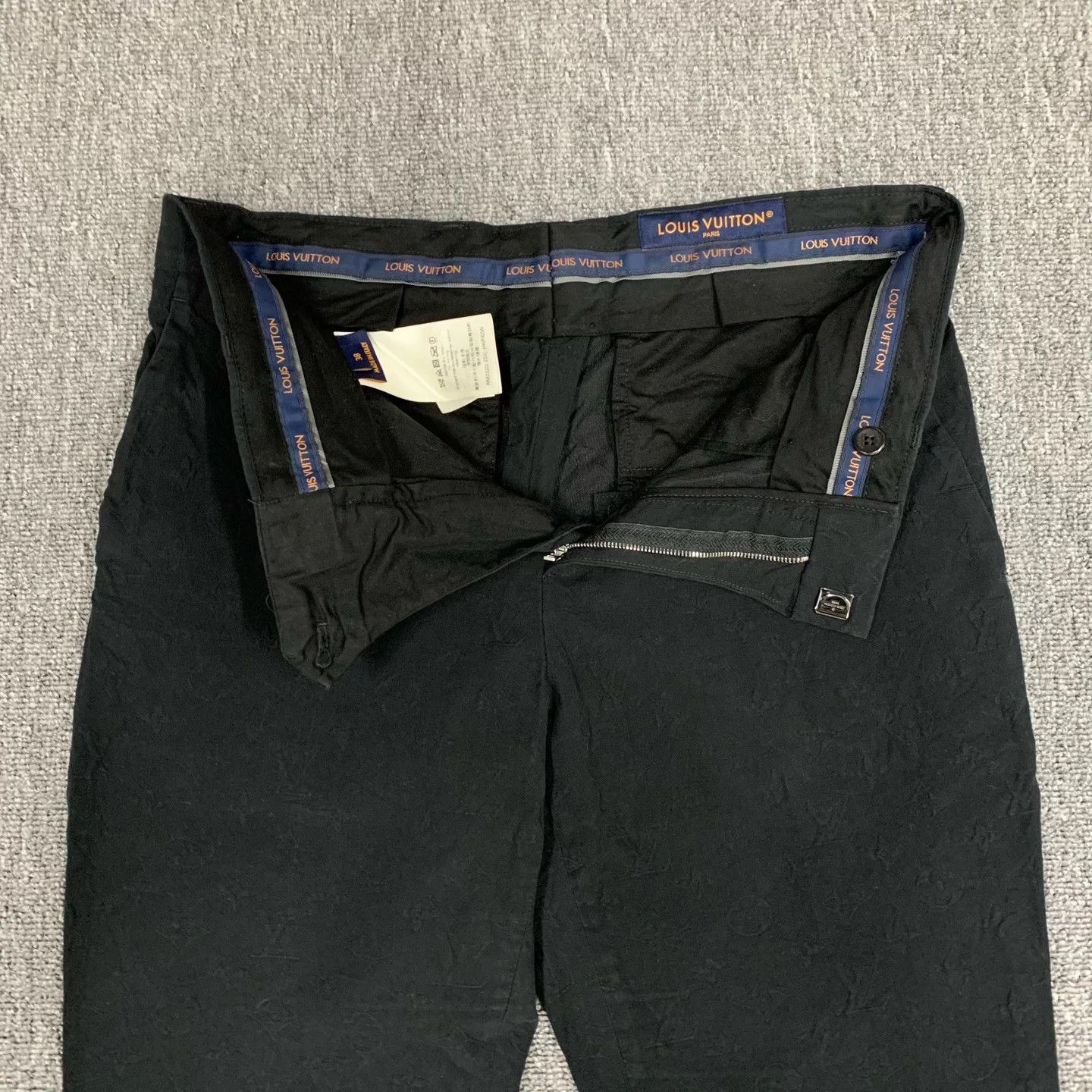 Louis Vuitton LV Black Monogram Allover Pants EU 38 95 New Size US 38 / EU 54 - 8 Thumbnail
