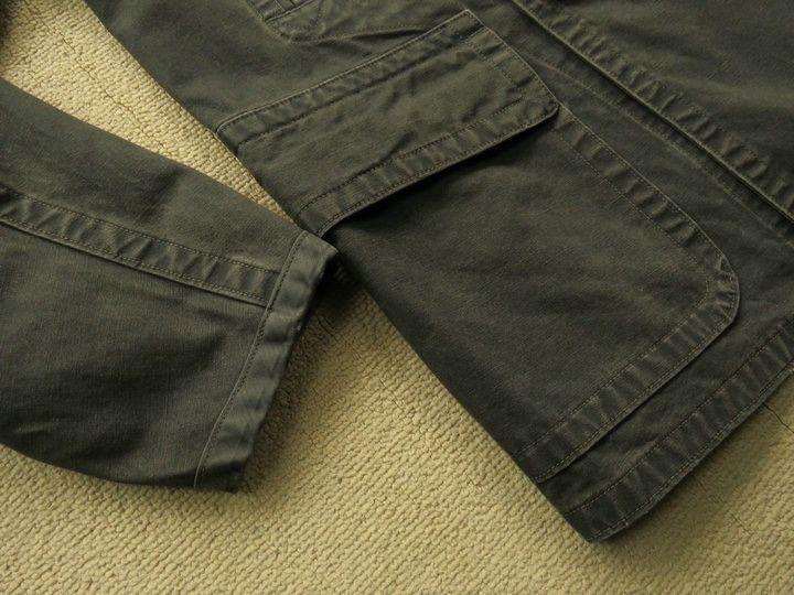 RRL Ralph Lauren Washed Canvas Peacoat Size US L / EU 52-54 / 3 - 12 Thumbnail