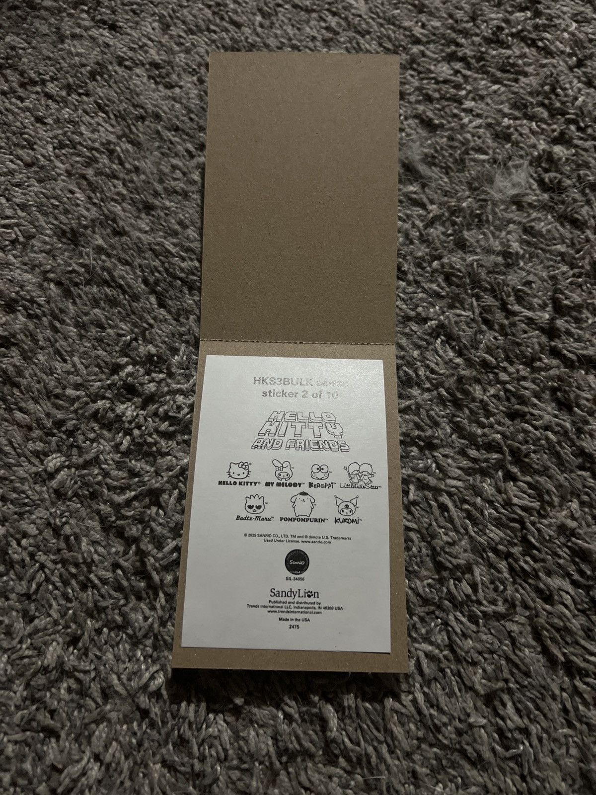 Hypebeast × Vintage Hello Kitty And Friends Sticker Size ONE SIZE - 2 Thumbnail