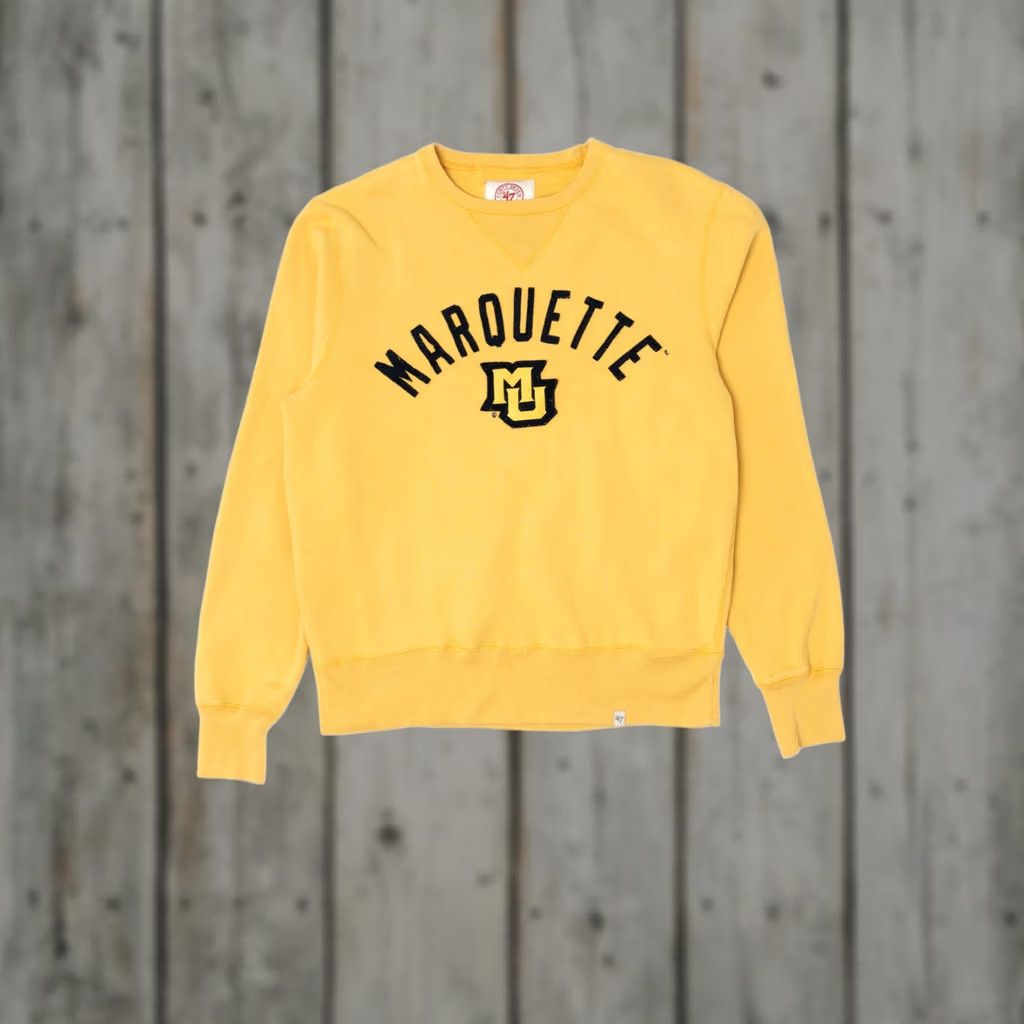 Vintage VINTAGE Marquette University Sweatshirt Yellow Small US? No Size US S / EU 44-46 / 1 - 1 Thumbnail