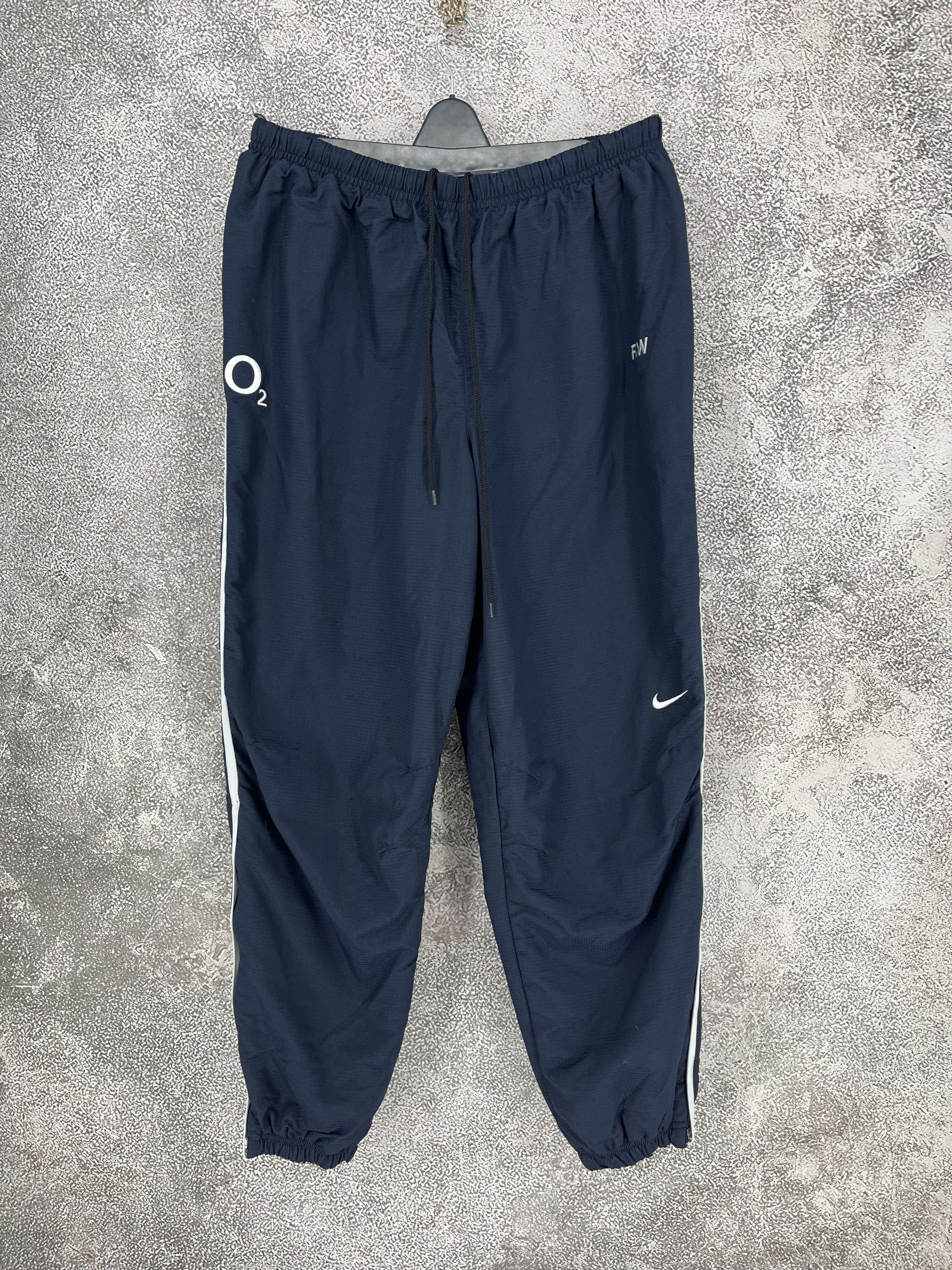 Nike Vintage 90s Nike O2 RW. Nylon Baggy Y2K Drill Pants Size US 36 / EU 52 - 2 Thumbnail