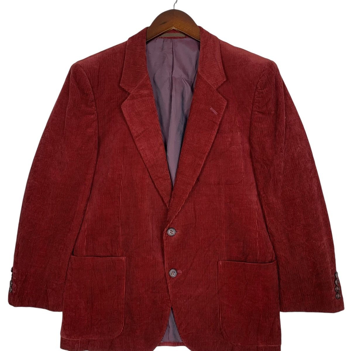 Calvin Klein CK Calvin Klein America Designer Luxury Corduroy Blazer Size S / US 4 / IT 40 - 2 Thumbnail