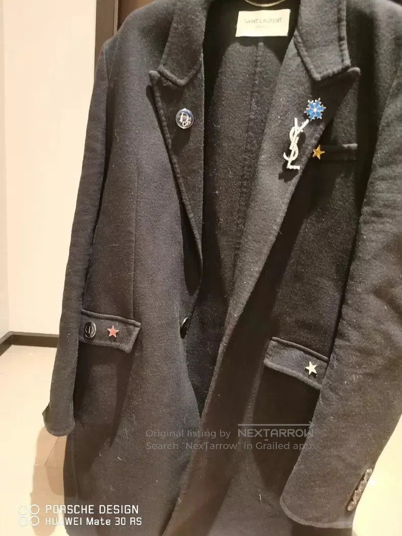 Saint Laurent Paris Saint Laurent Wool Coat M Size. Size US L / EU 52-54 / 3 - 2 Thumbnail