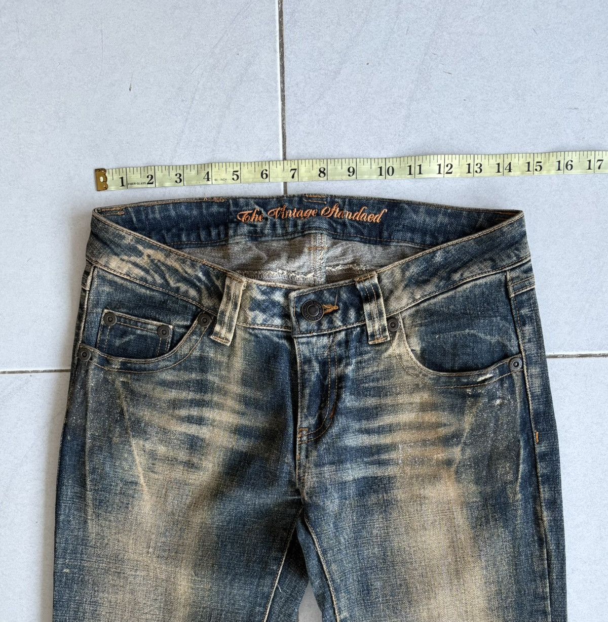 Japanese Brand Japanese High Quality Flared Jeans Distressed Denim Size US 29 - 2 Thumbnail